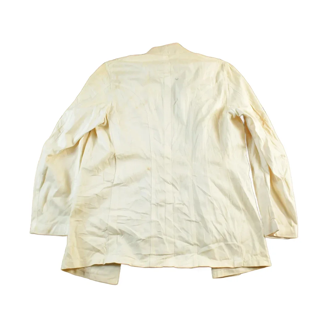 Vintage 1940s Navy Coast Guard Novakoff Uniform Shirt Men's Medium - Image 2