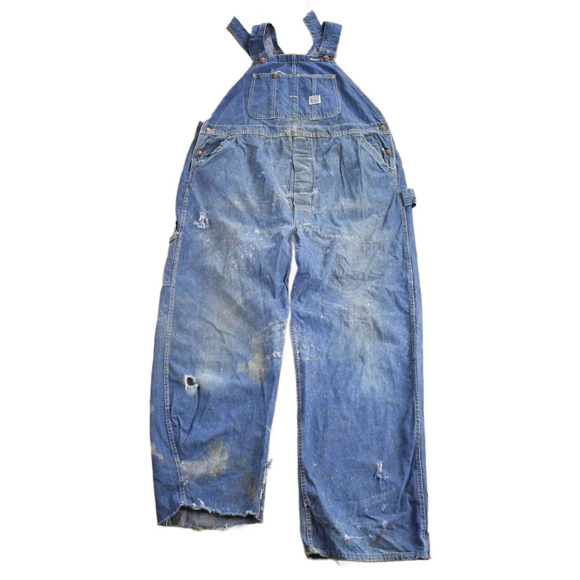 Vintage 1940s Pay Day JC Penney Denim Overalls 44 x 29