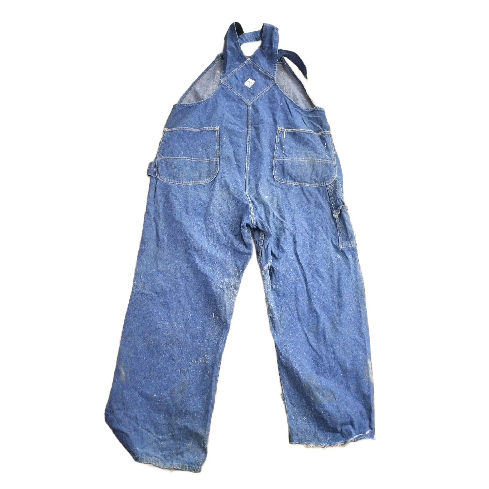 Vintage 1940s Pay Day JC Penney Denim Overalls 44 x 29 - Image 2