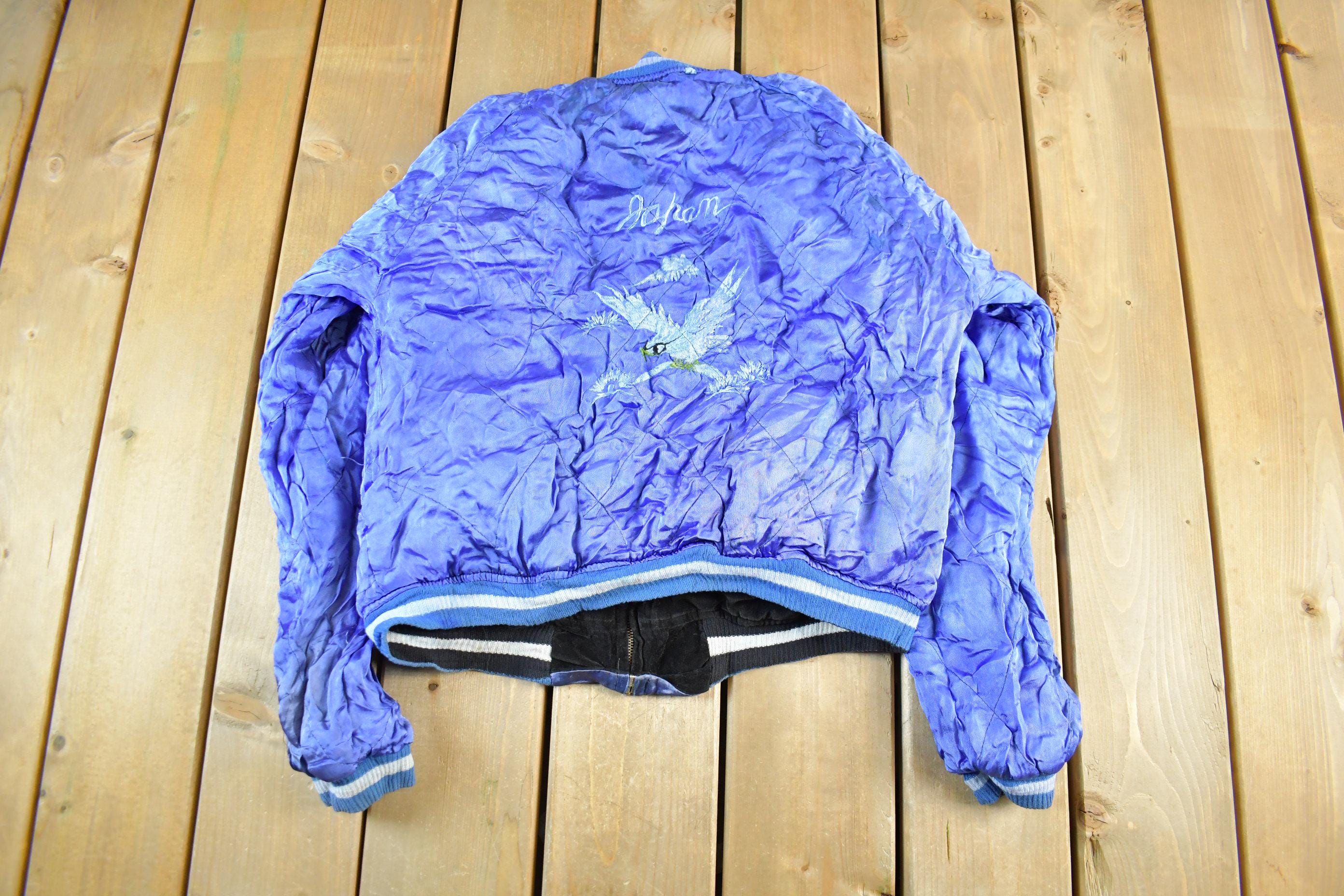 Vintage 1950s 1960s Japan Sukajan Souvenir Bomber Jacket Men's S - Image 4