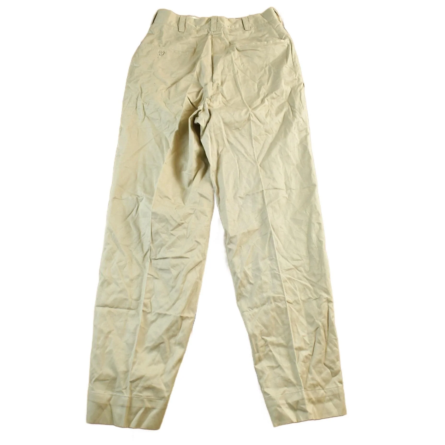 Vintage 1950s 1960s Military Army Khaki Pants Men's 30 x 32 - Image 2