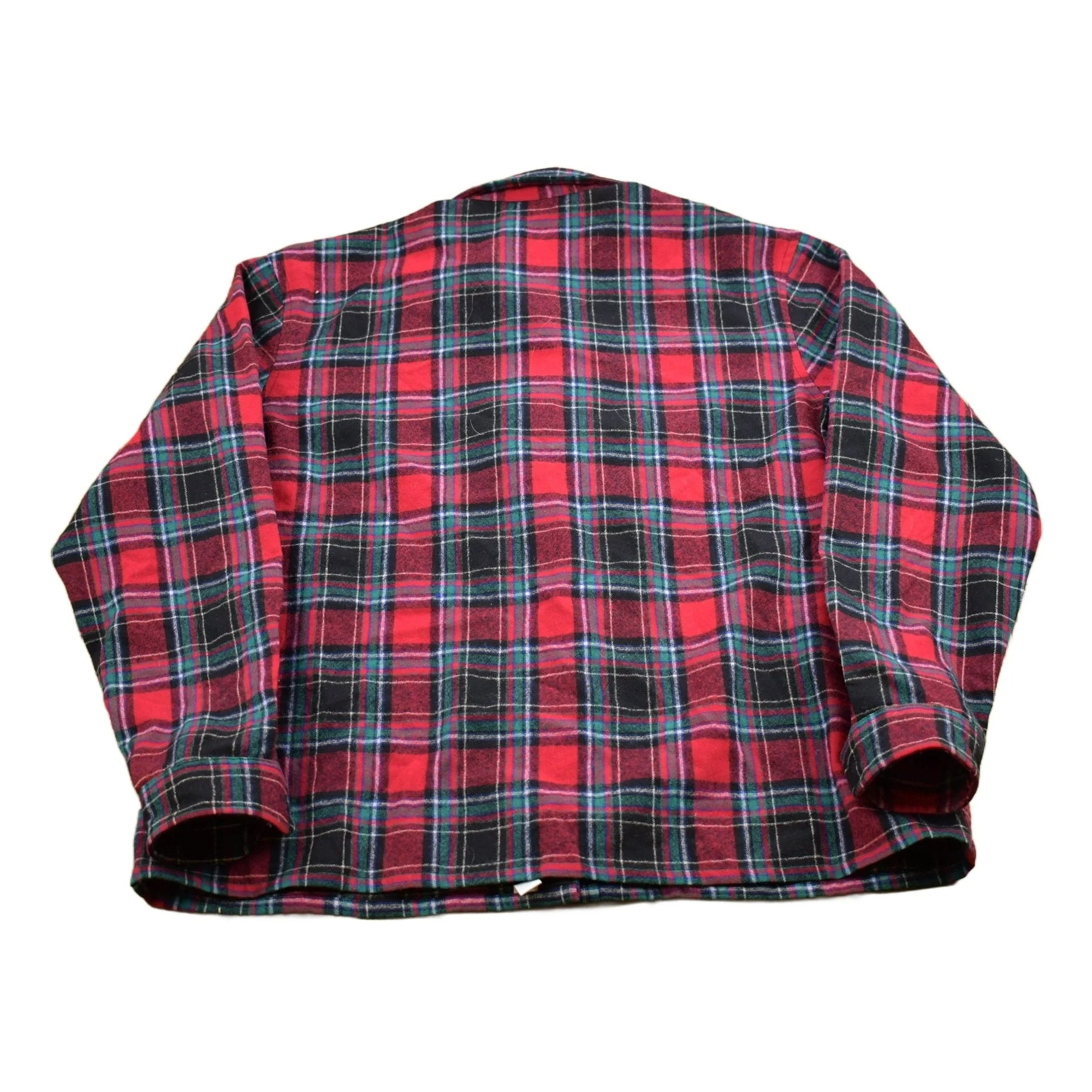 Vintage 1950s Pendleton Pure Wool Made In USA Button Up Shirt Men's Medium - Image 2