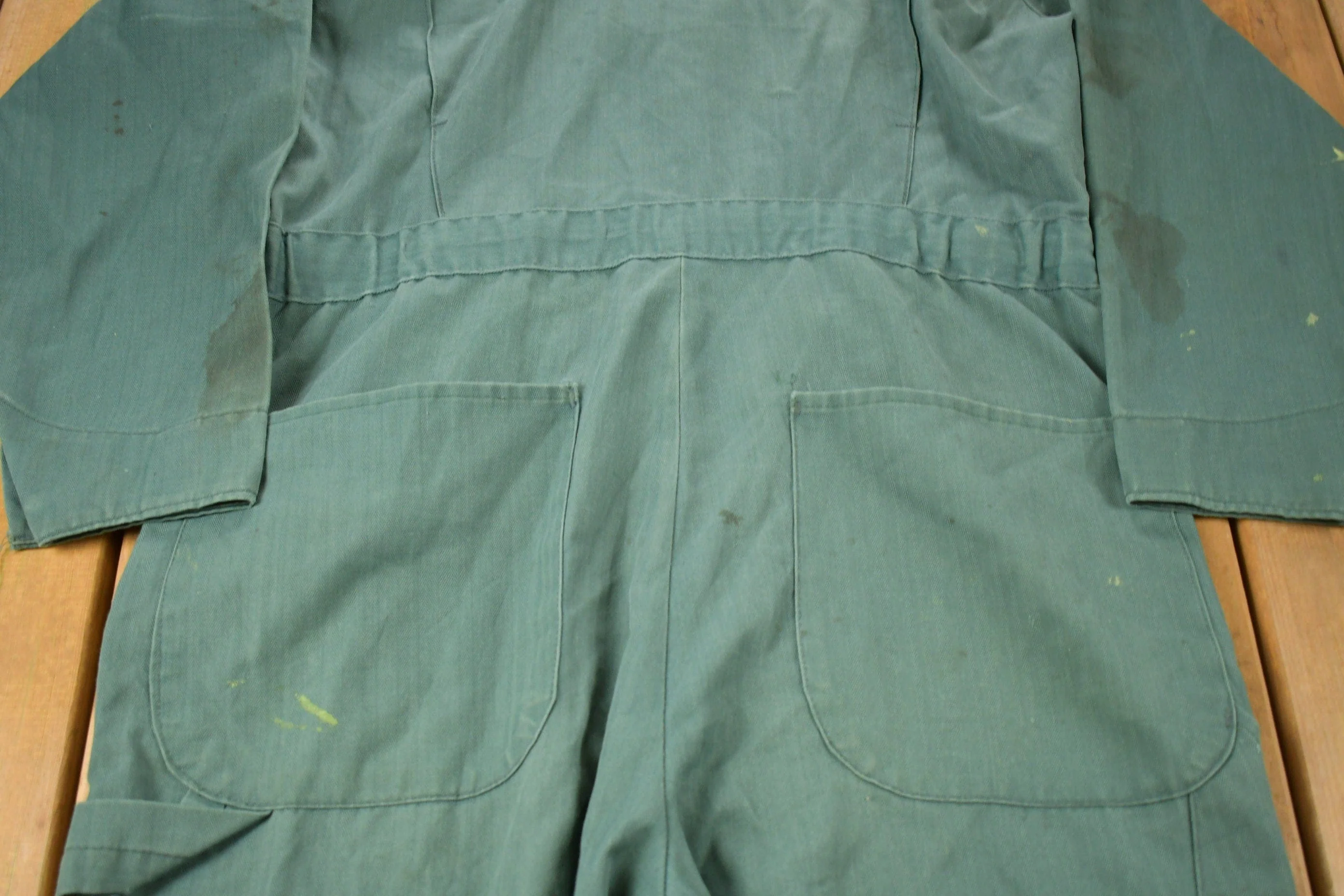Vintage 1950s Penney's Big Mac Sanforized Coverall Jumpsuit Men's Medium - Image 6
