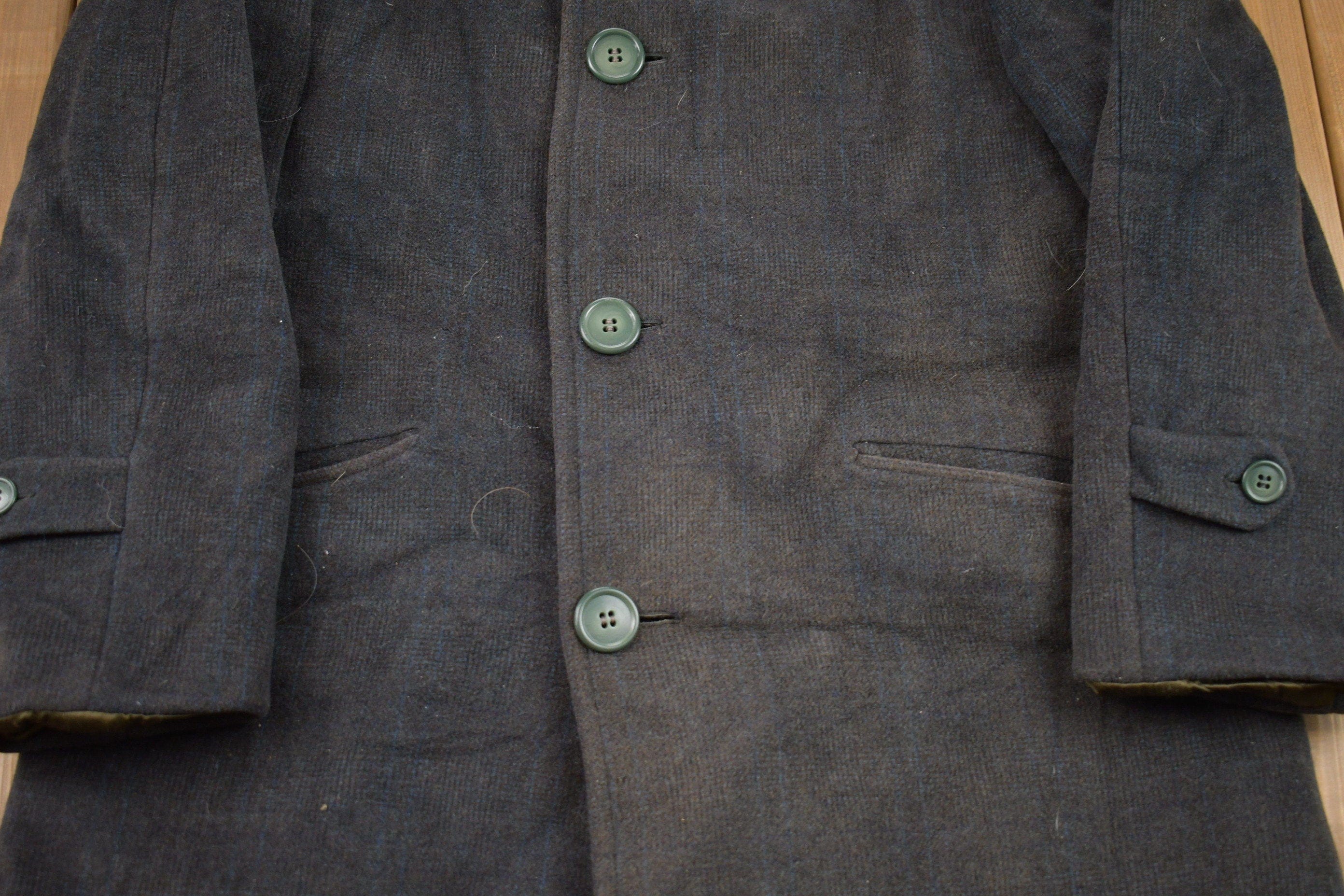 Vintage 1950s Vela Sheen 100% Wool Jacket Men's Medium - Image 3