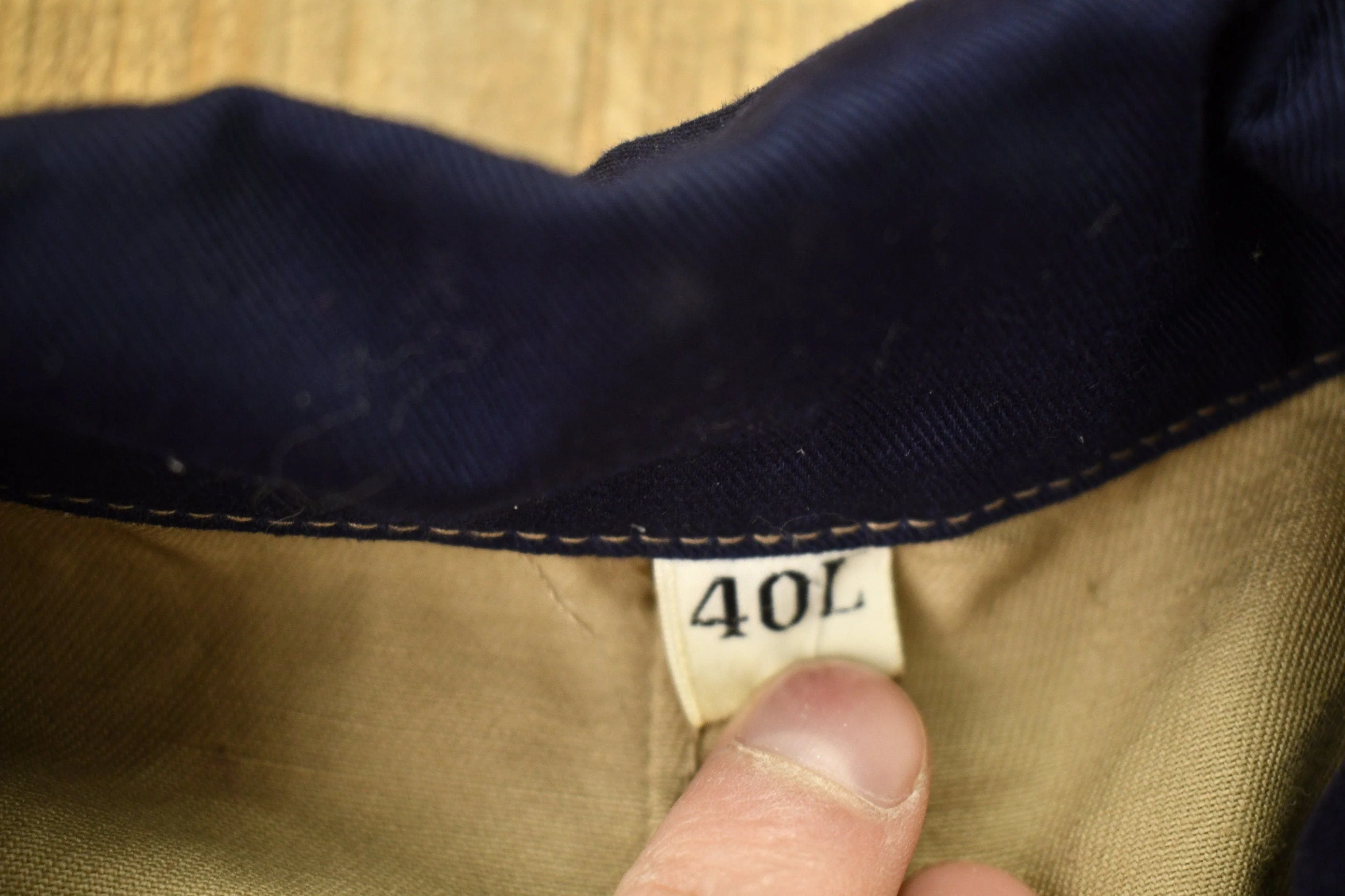 Vintage 1950s Workwear Canvas Overcoat - Image 6