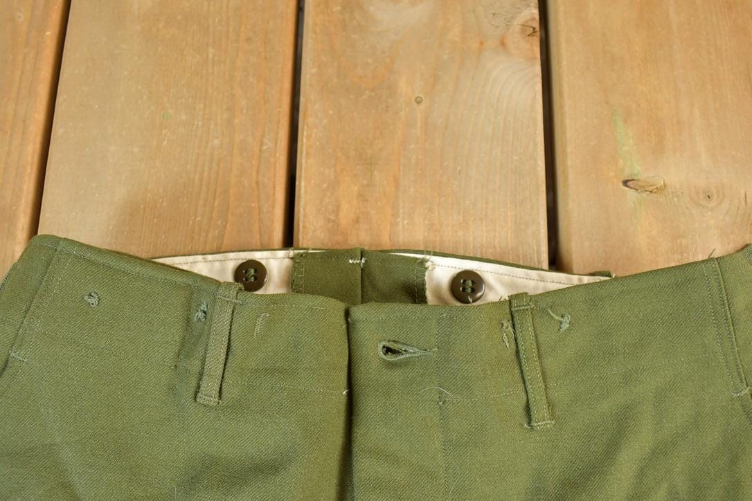 Vintage 1960s Army Pants Men's 34 x 31 - Image 3