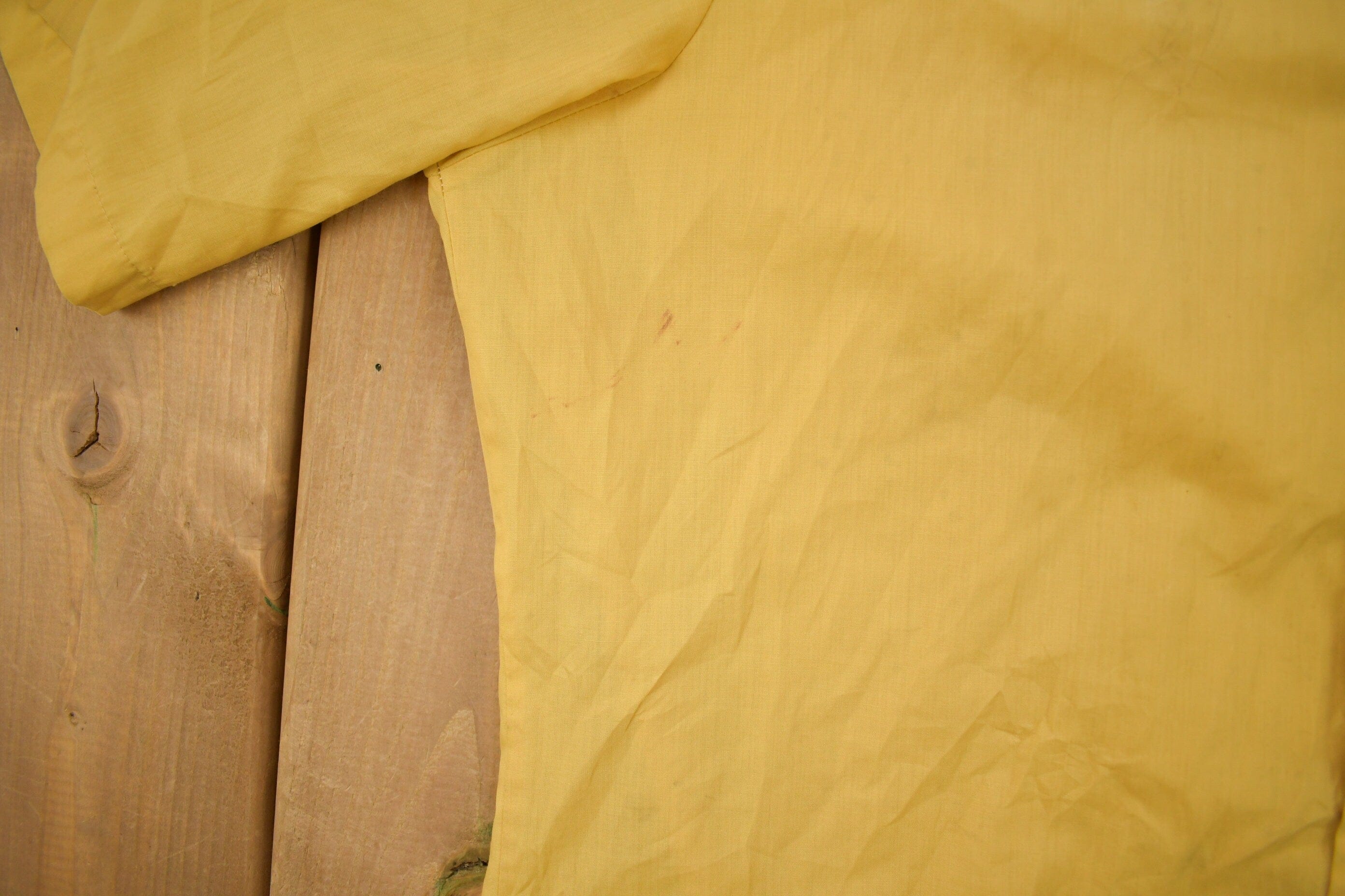 Vintage 1960s Arrow Cum Laude Decton Broad Cloth Blank Button Up Shirt Men's Large - Image 4