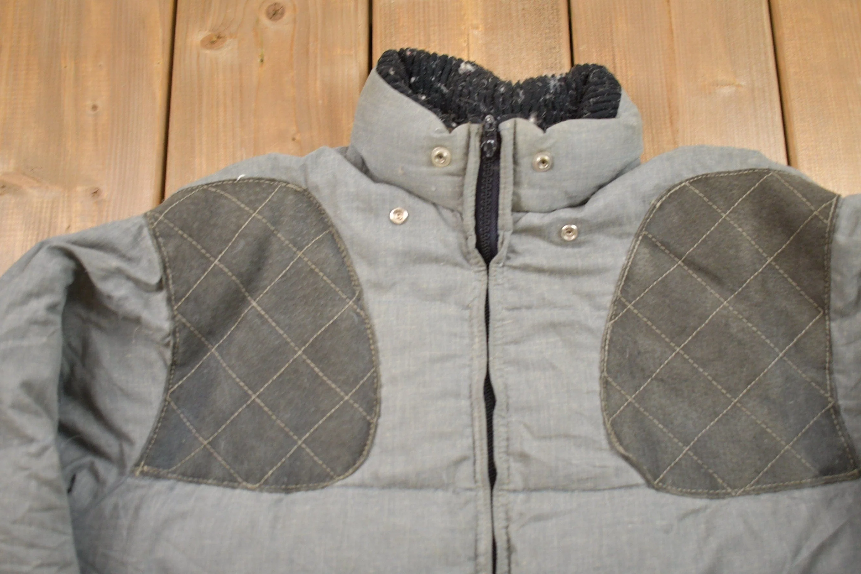 Vintage 1960s Goose Down Puffer Jacket Men's Medium - Image 4