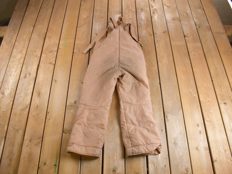 Vintage 1960s JC Pennys Ski Wear Insulated Coveralls Youth Large - Image 4
