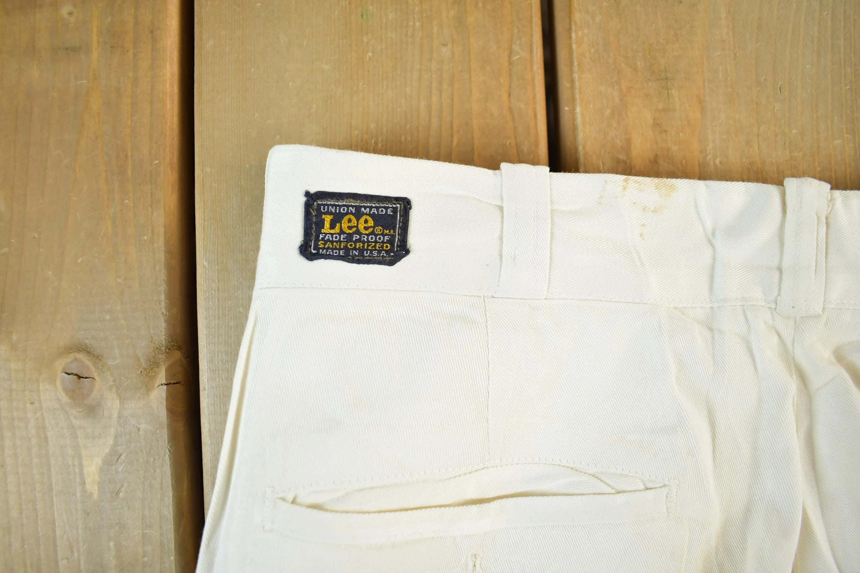 Vintage 1960s Lee Sanforized Pants Men's Small 29 x 31 - Image 8