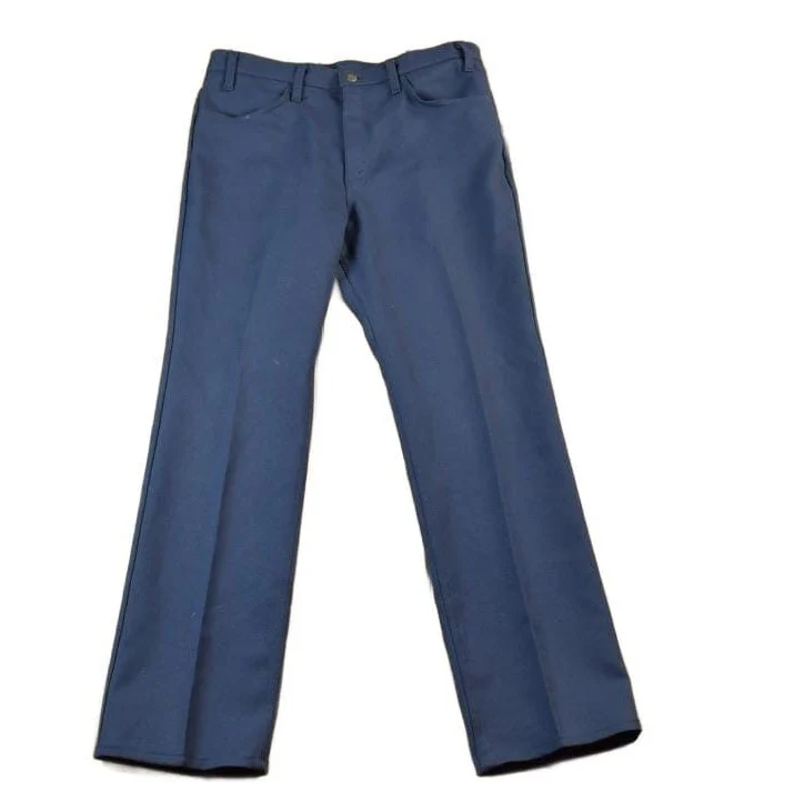 Vintage 1960s Levis Gold Tab Pleated Dress Pants Men's 36 x 29 - Image 2