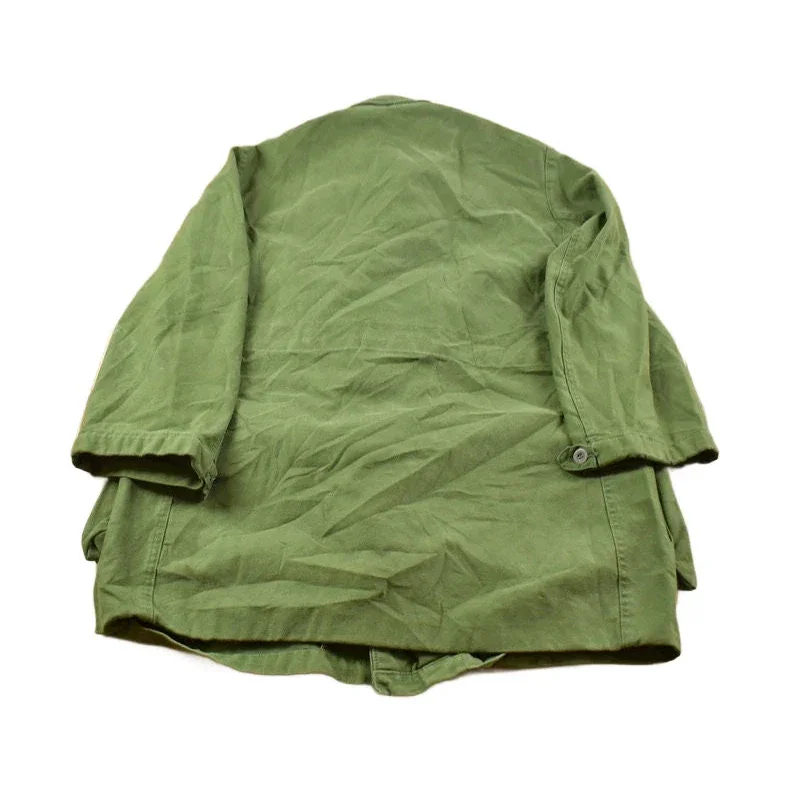 Vintage 1960's Military Button Up Jacket Men's Medium - Image 2