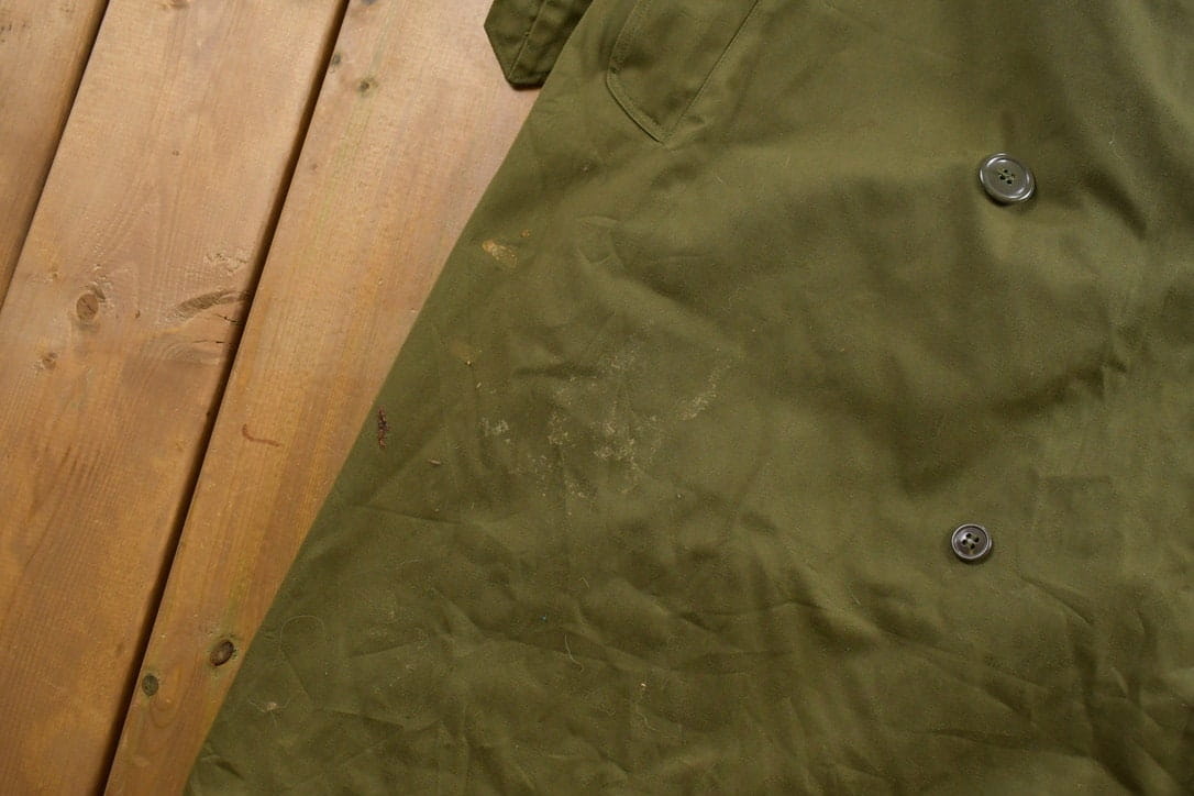 Vintage 1960s Military Overcoat - Image 5