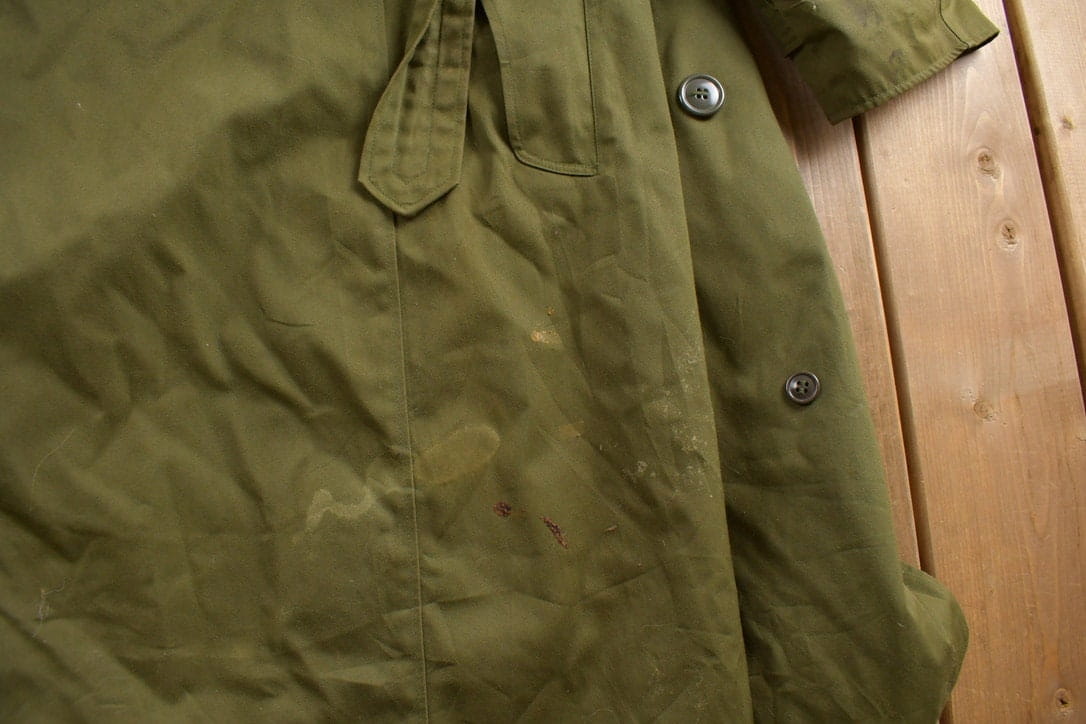 Vintage 1960s Military Overcoat - Image 7