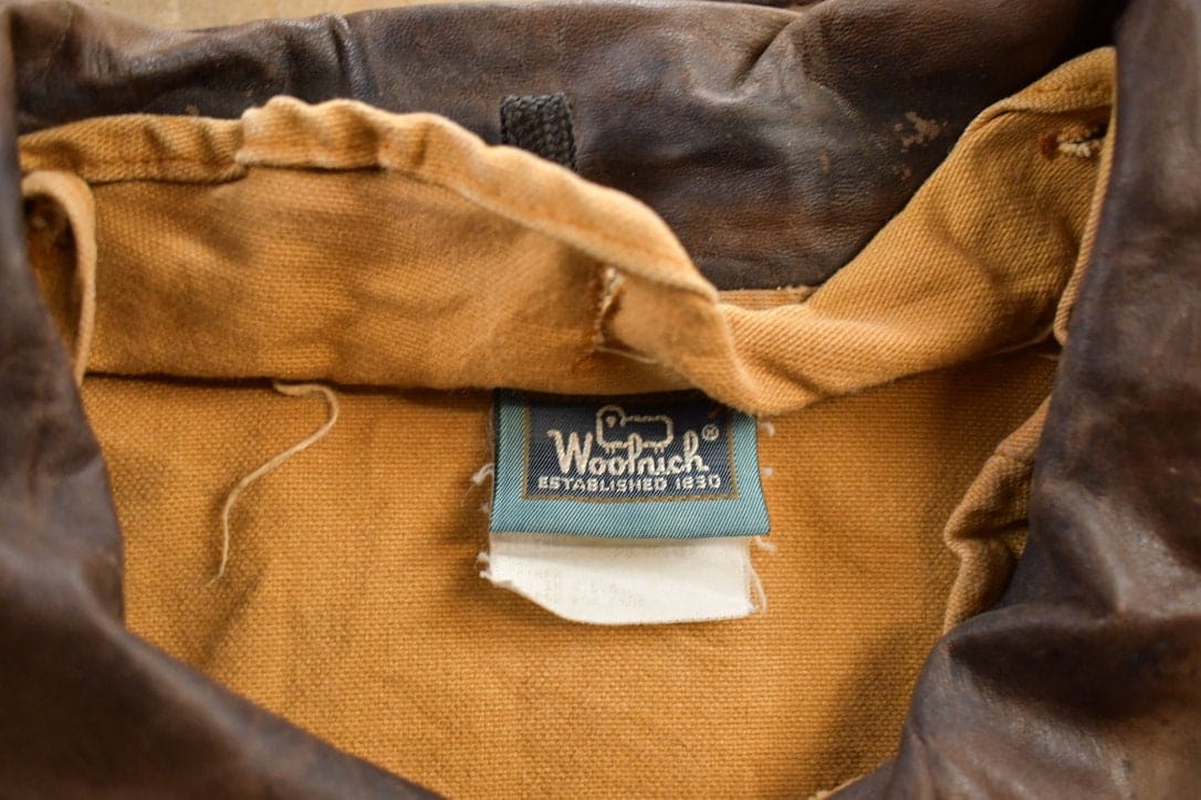 Vintage 1960s Woolrich Chore Jacket Men's XL - Image 5