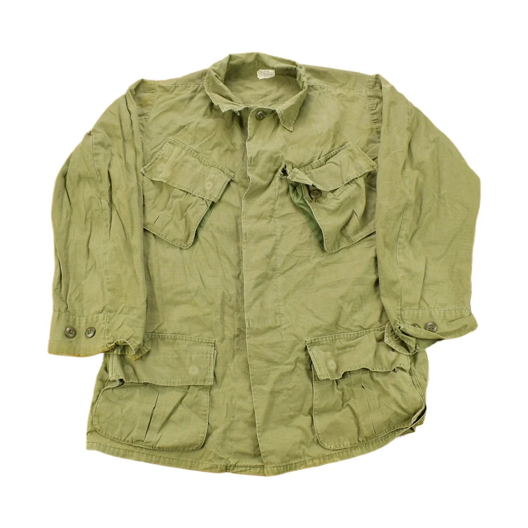 Vintage 1970 OG 107 Military Button Up Shirt