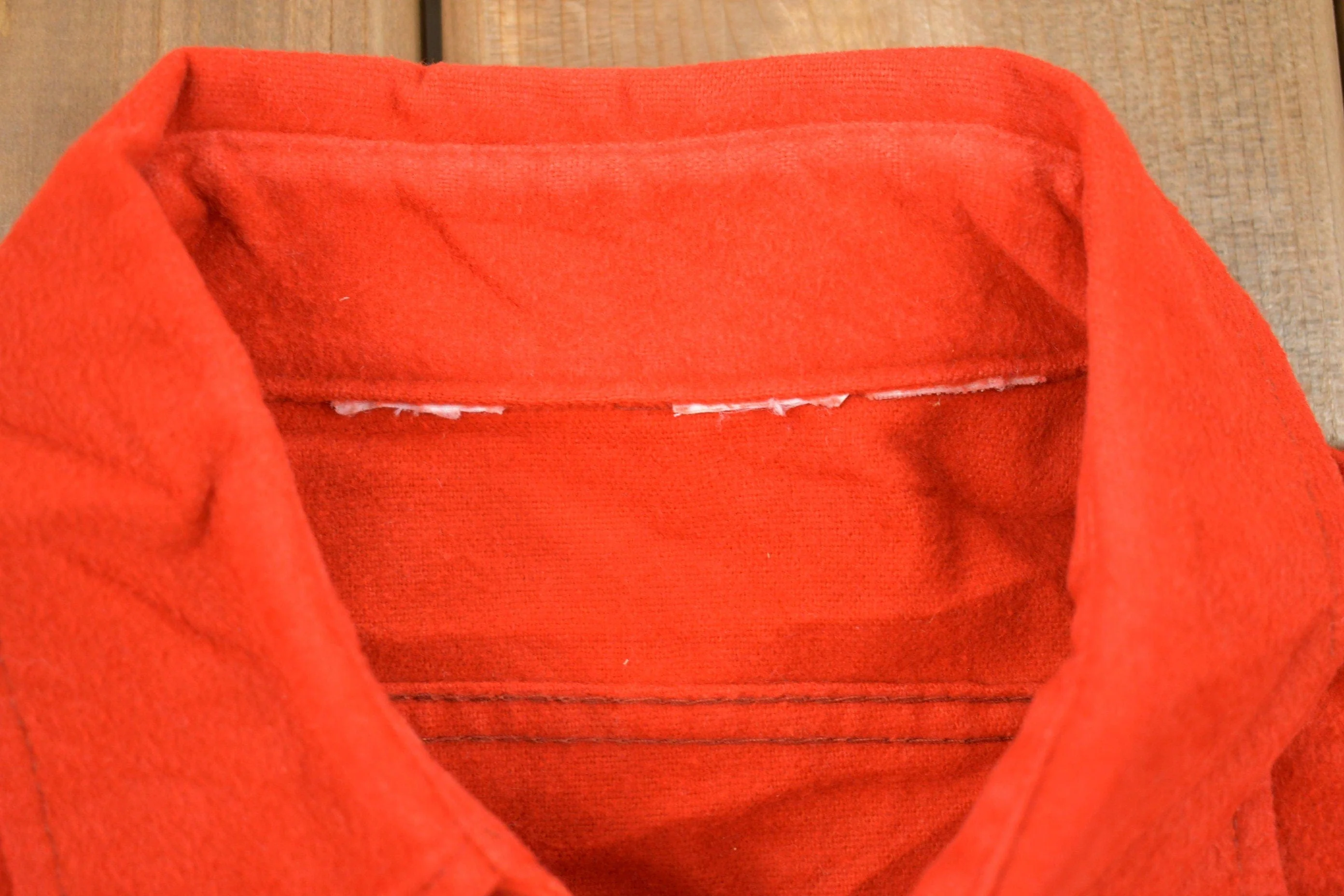 Vintage 1970s 100% Wool Shirt Men's Medium - Image 4