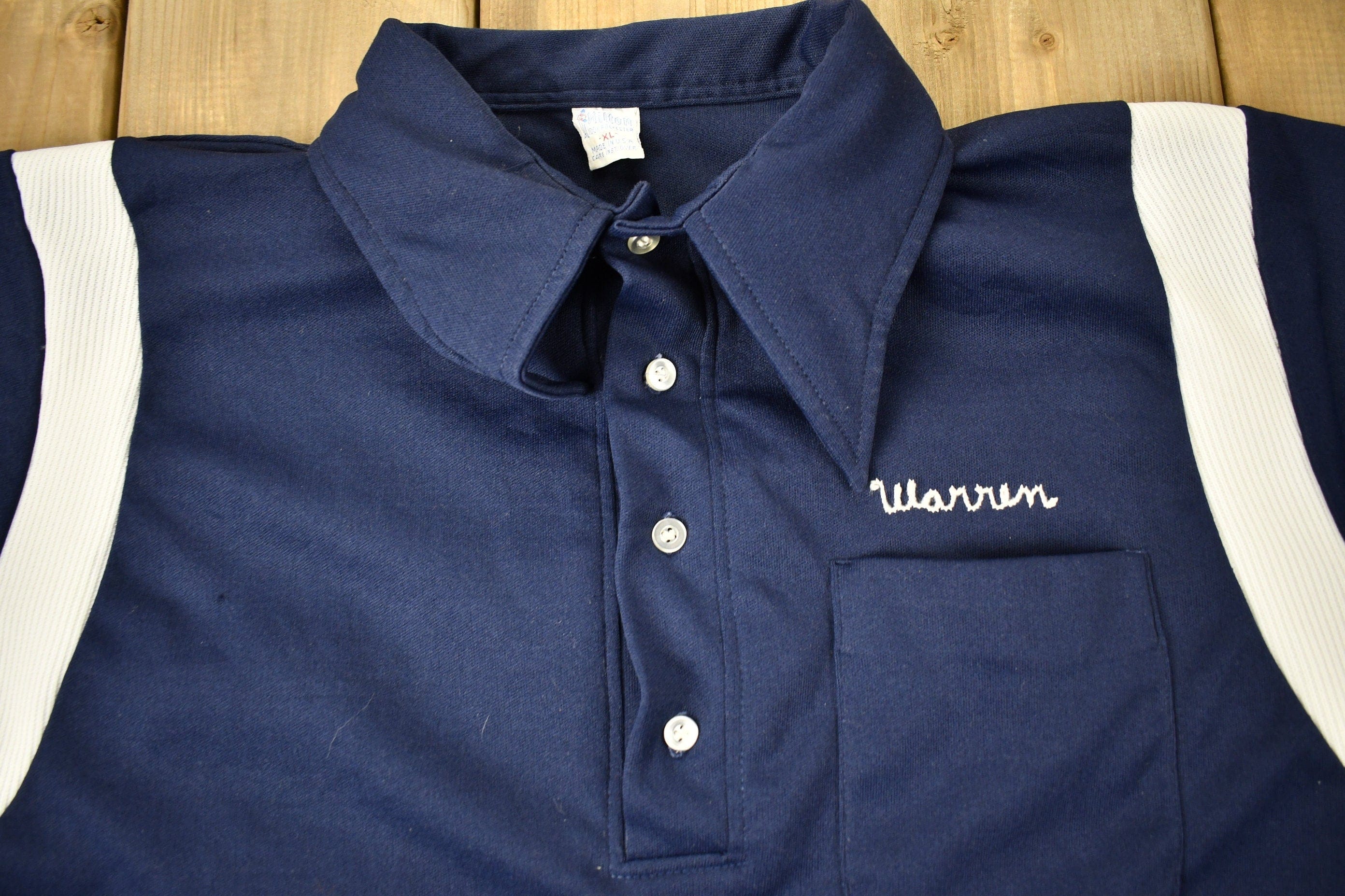 Vintage 1970s All American Welding Chain Stitched Shirt Men's XL - Image 3