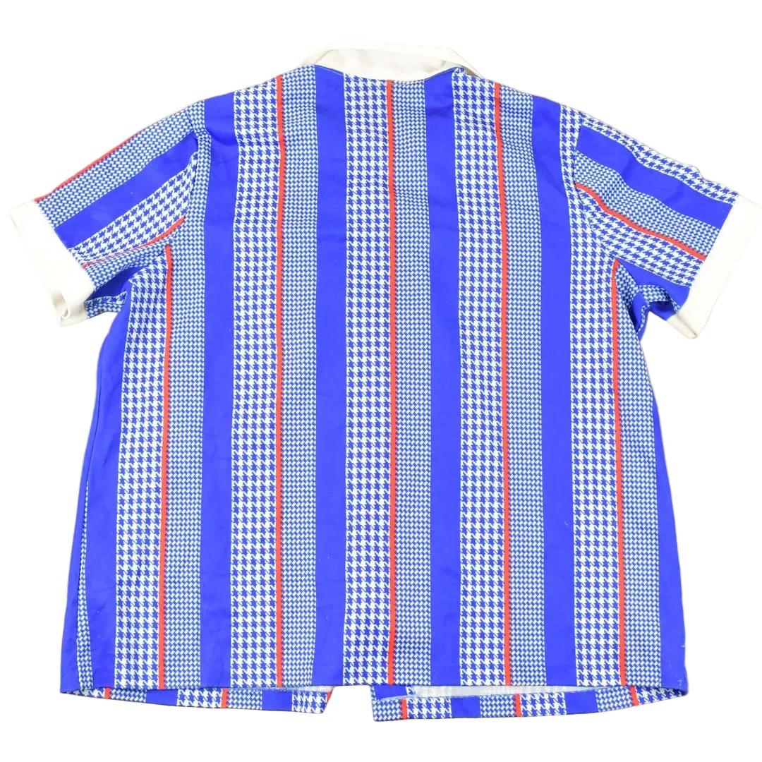 Vintage 1970s Andea New York Abstract Button Up Shirt Women's XL - Image 2