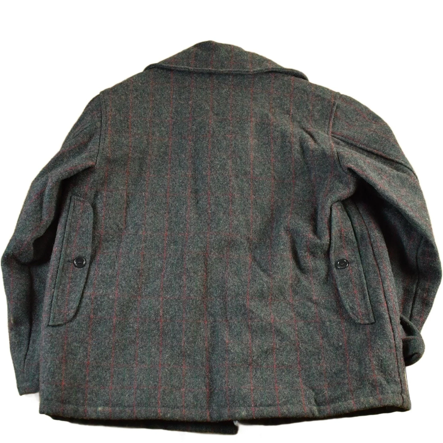 Vintage 1970s Bemidji Woolen Mills Sherpa Lined Wool Jacket Men's XL - Image 2