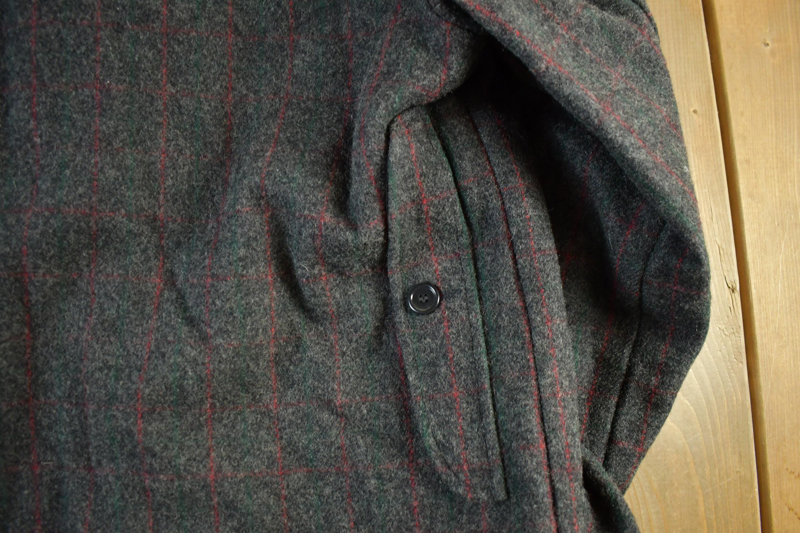 Vintage 1970s Bemidji Woolen Mills Sherpa Lined Wool Jacket Men's XL - Image 6