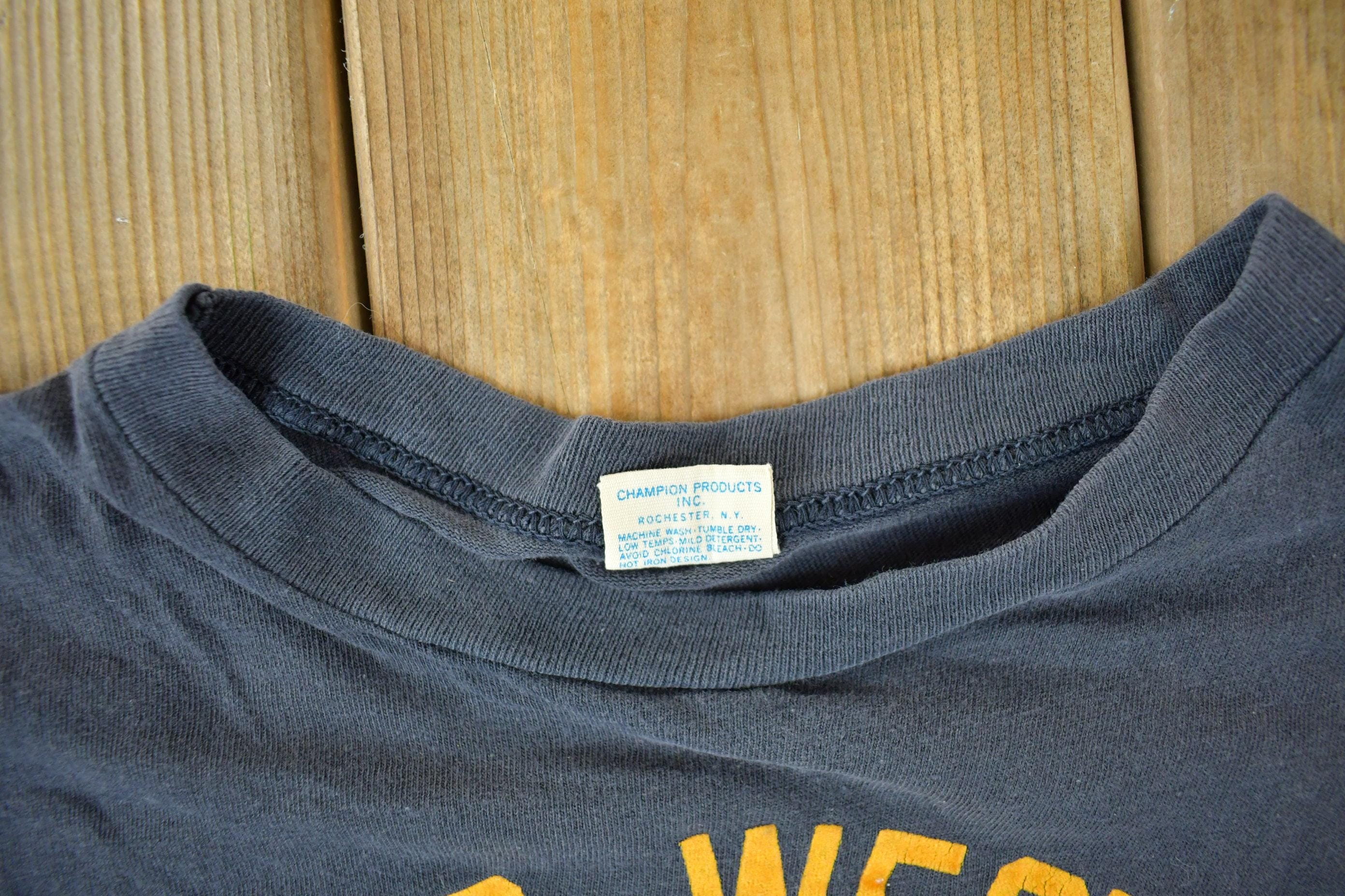 Vintage 1970s C.B. West Football Champion T Shirt Men's Medium - Image 7