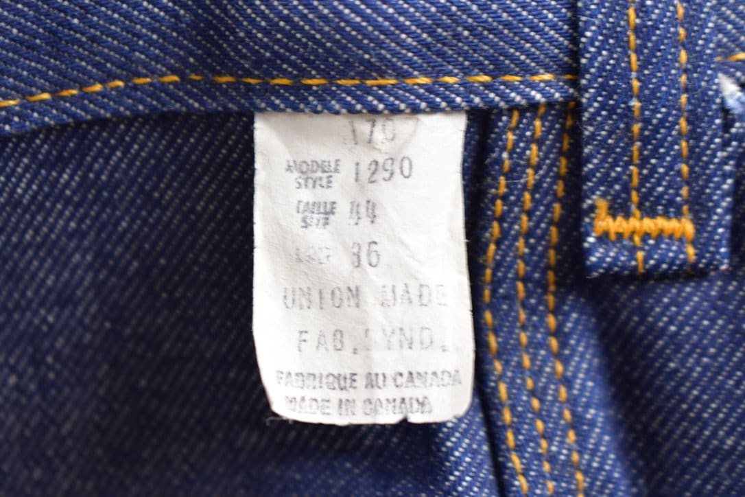 Vintage 1970s Canadian Carhartt Work Pants Men's 43 x 38 - Image 6
