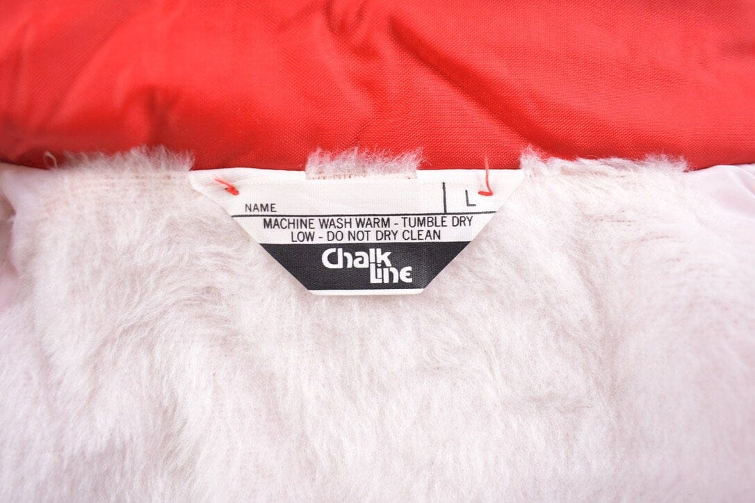 Vintage 1970s Chalk Line Presidents Snap Button Windbreaker Jacket Men's Medium - Image 6