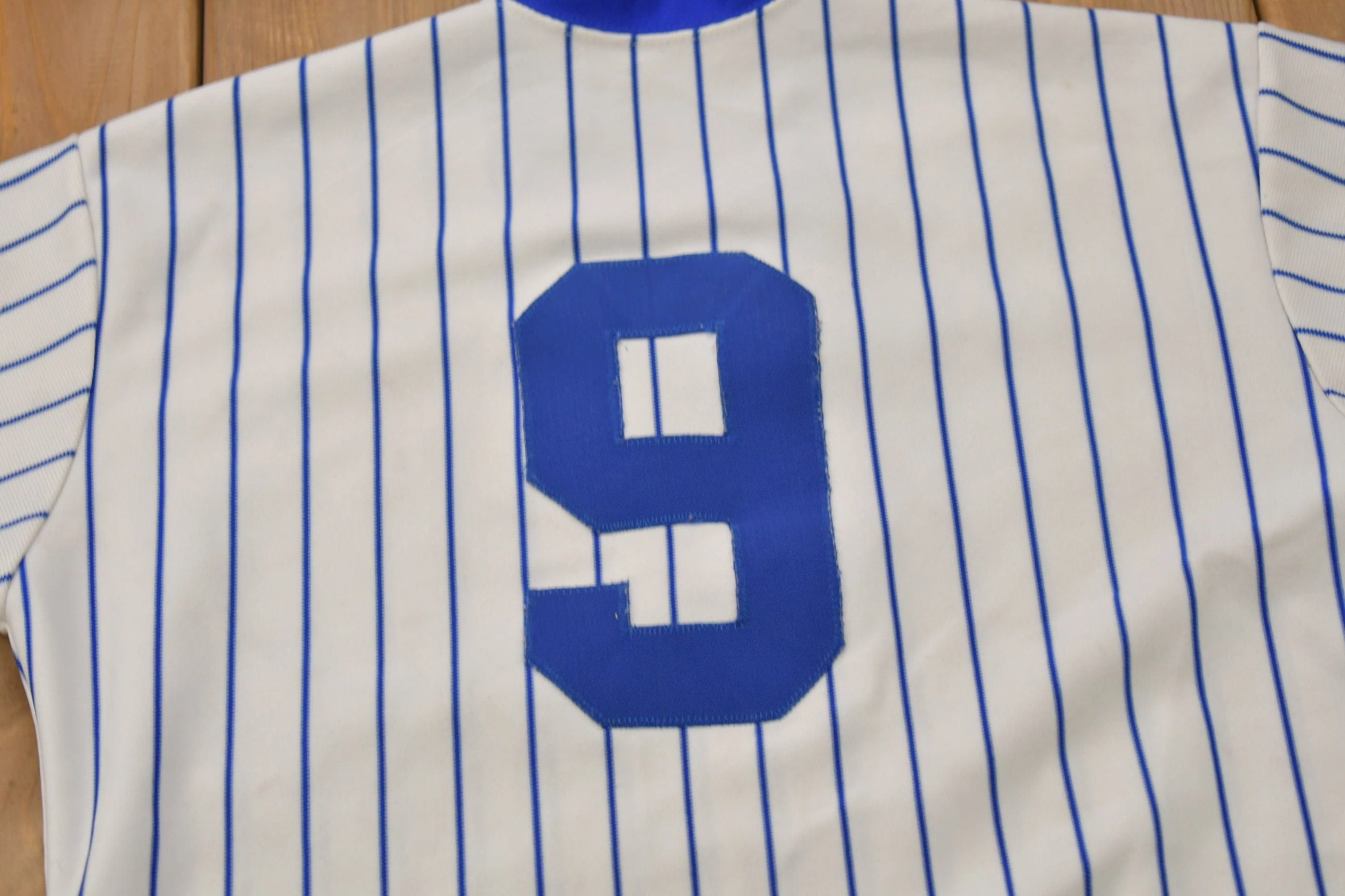 Vintage 1970s Chicago Cubs MLB Pro Line #9 Baseball Jersey Men's Medium - Image 4