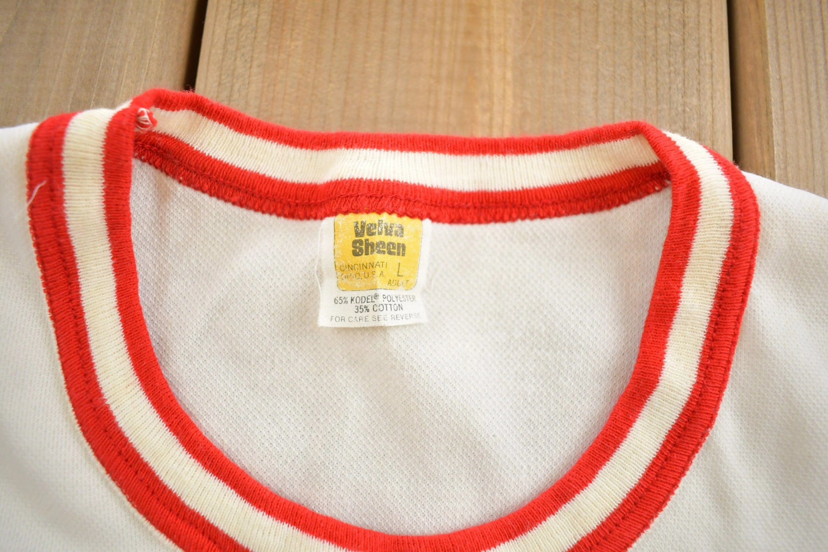 Vintage 1970s Cincinnatti Reds MLB Baseball Jersey Men's Medium - Image 6