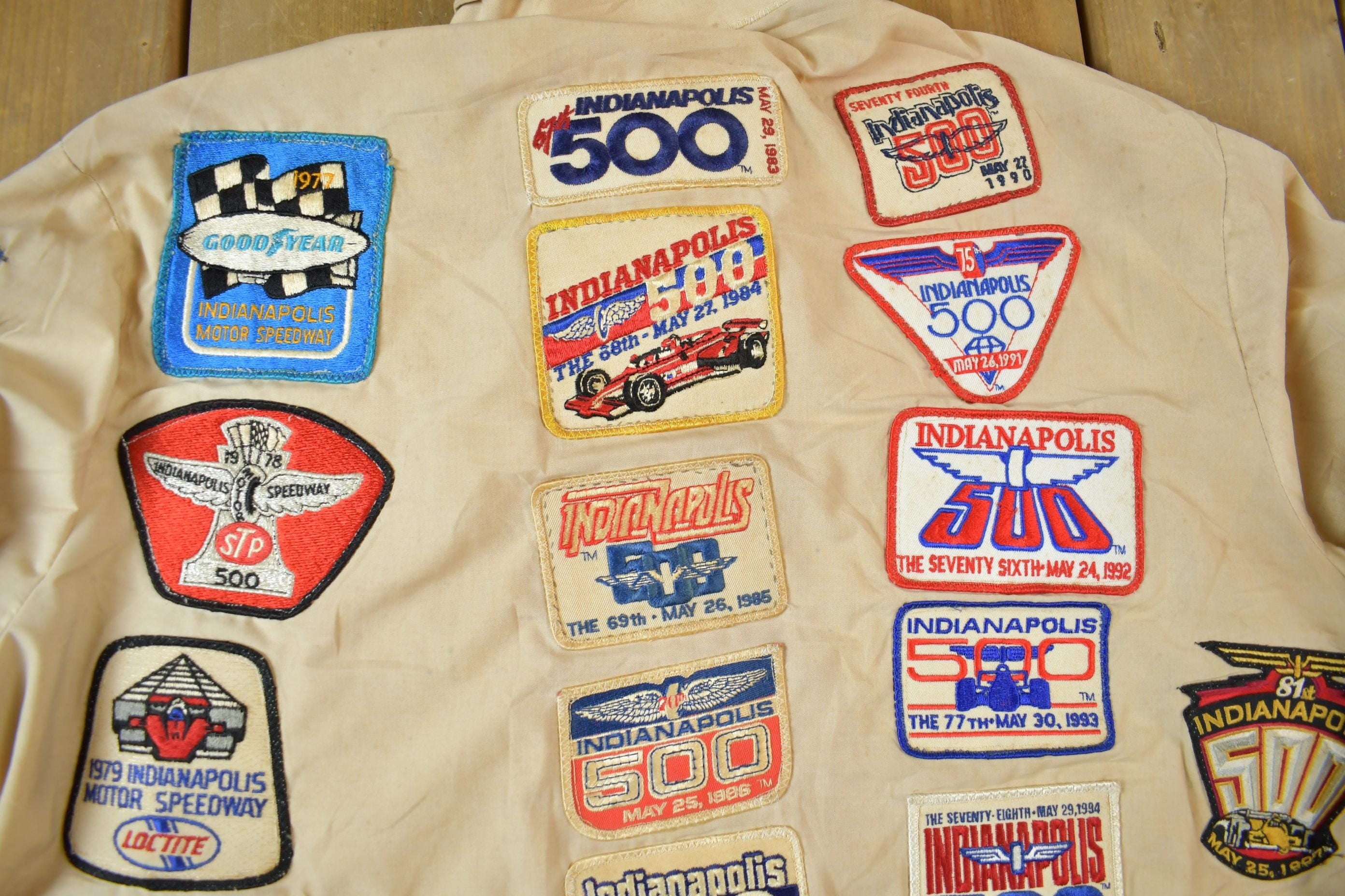 Vintage 1970s Custom Racing Patchwork Jacket - Image 4