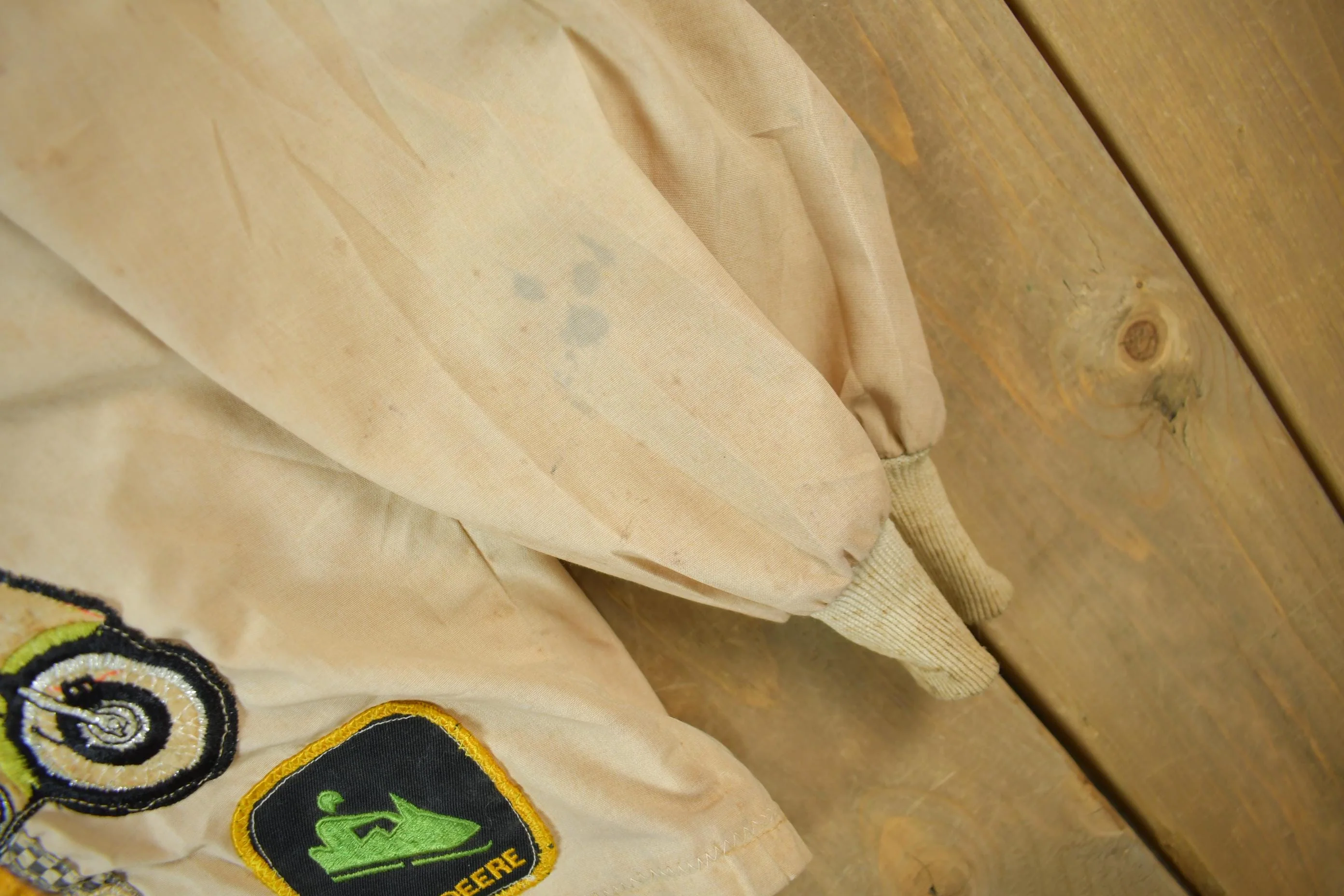 Vintage 1970s Custom Racing Patchwork Jacket - Image 9