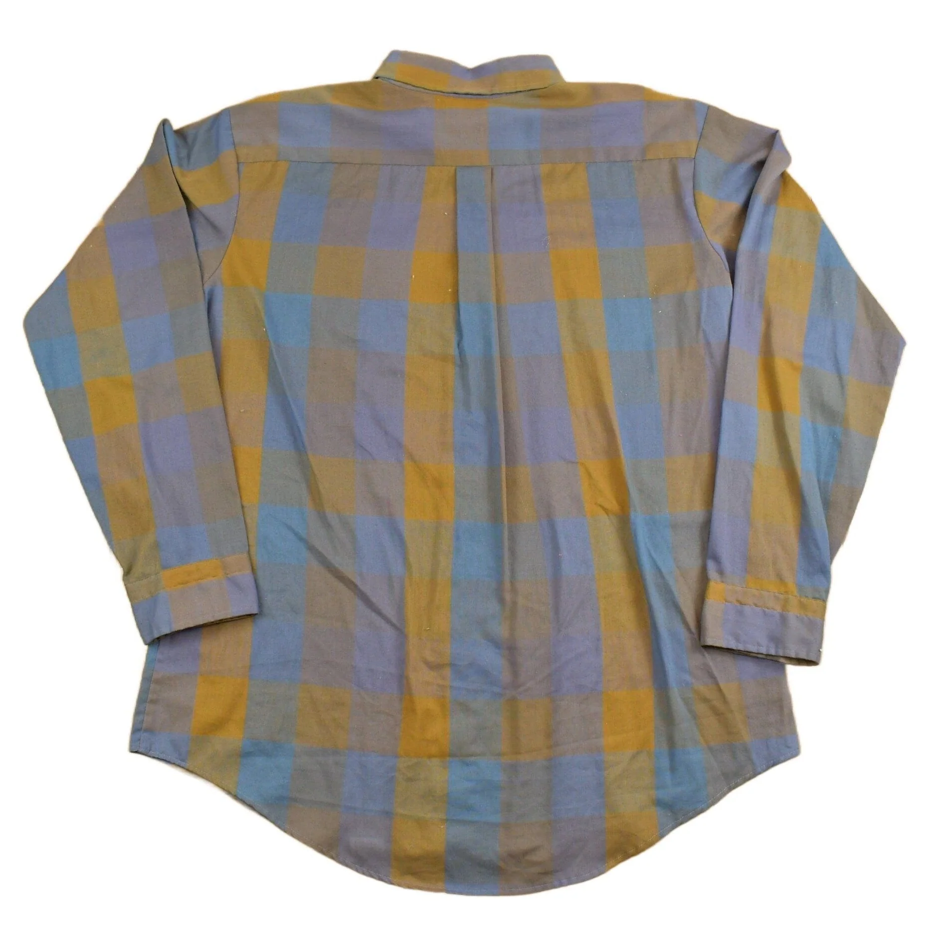 Vintage 1970s DeeCee Plaid Button-Up Shirt Men's XL - Image 2