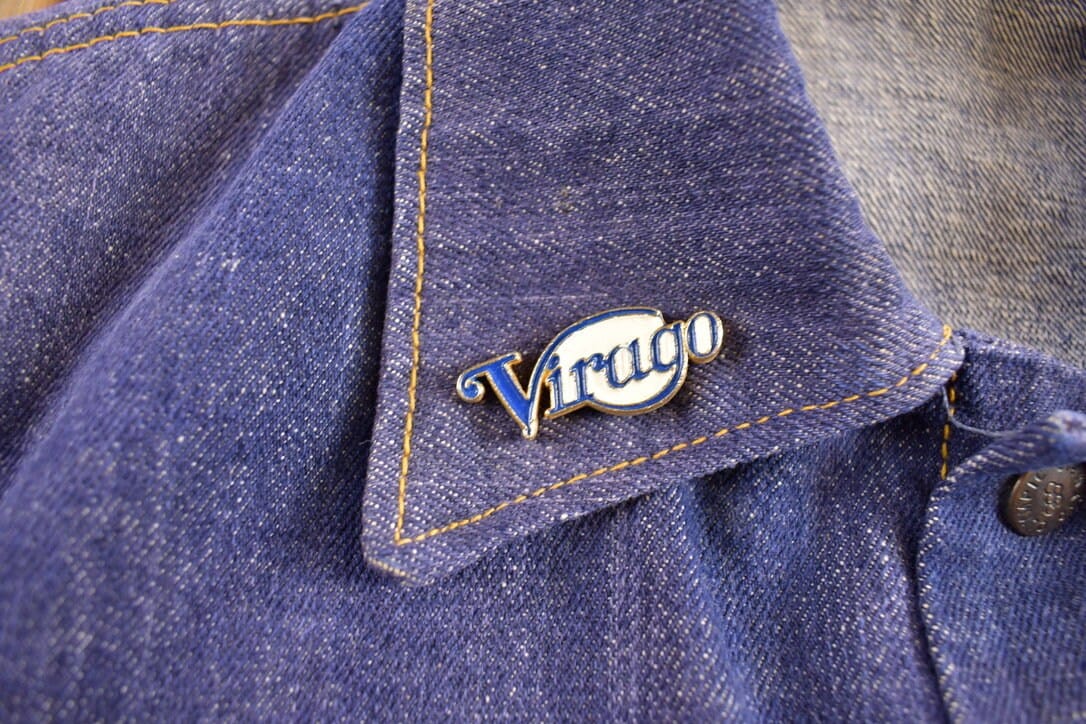 Vintage 1970s Denim Biker Vest With Original Vintage Patches Men's Medium - Image 7