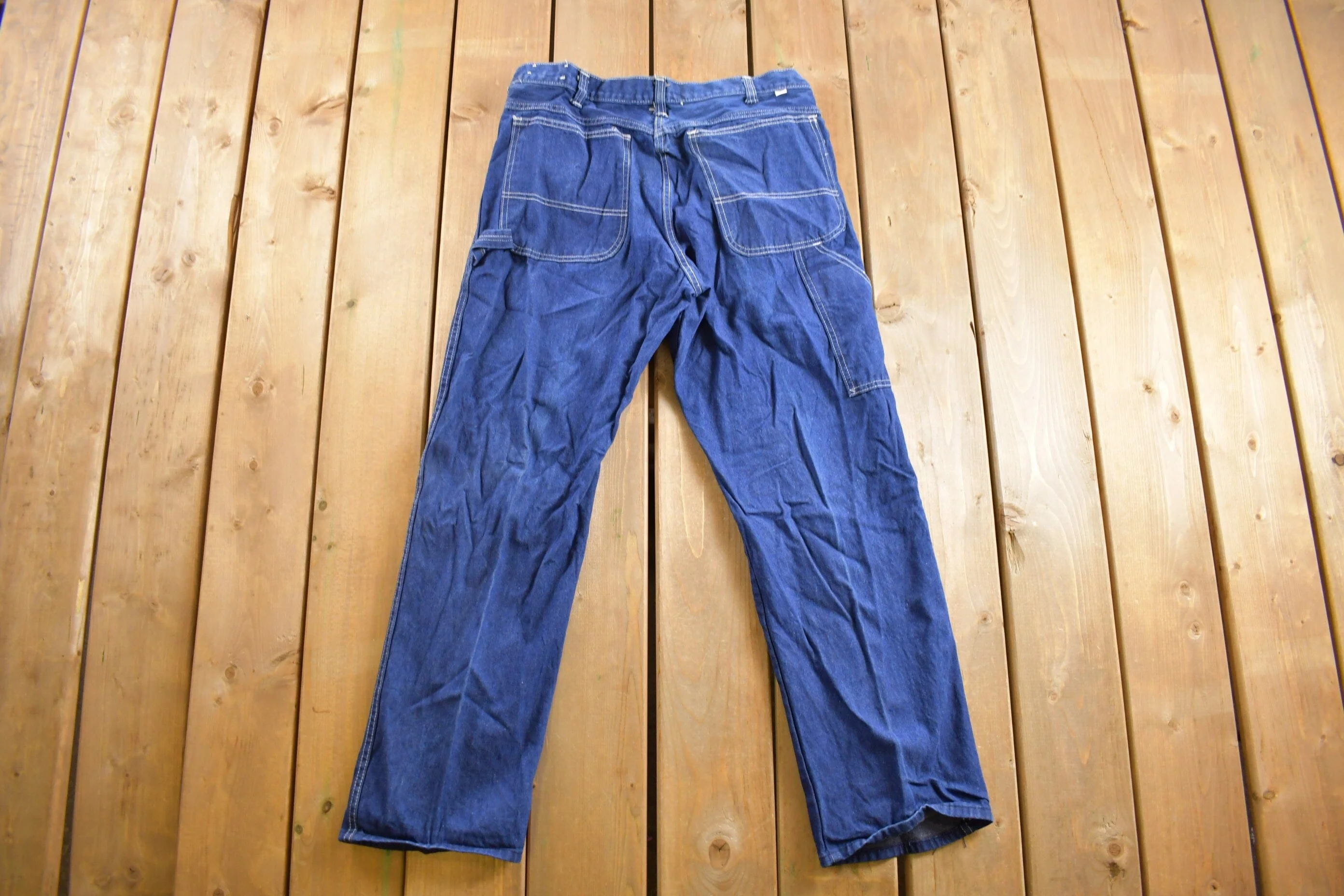 Vintage 1970s Dickies Carpenter Jeans Men's 34 x 30 - Image 3