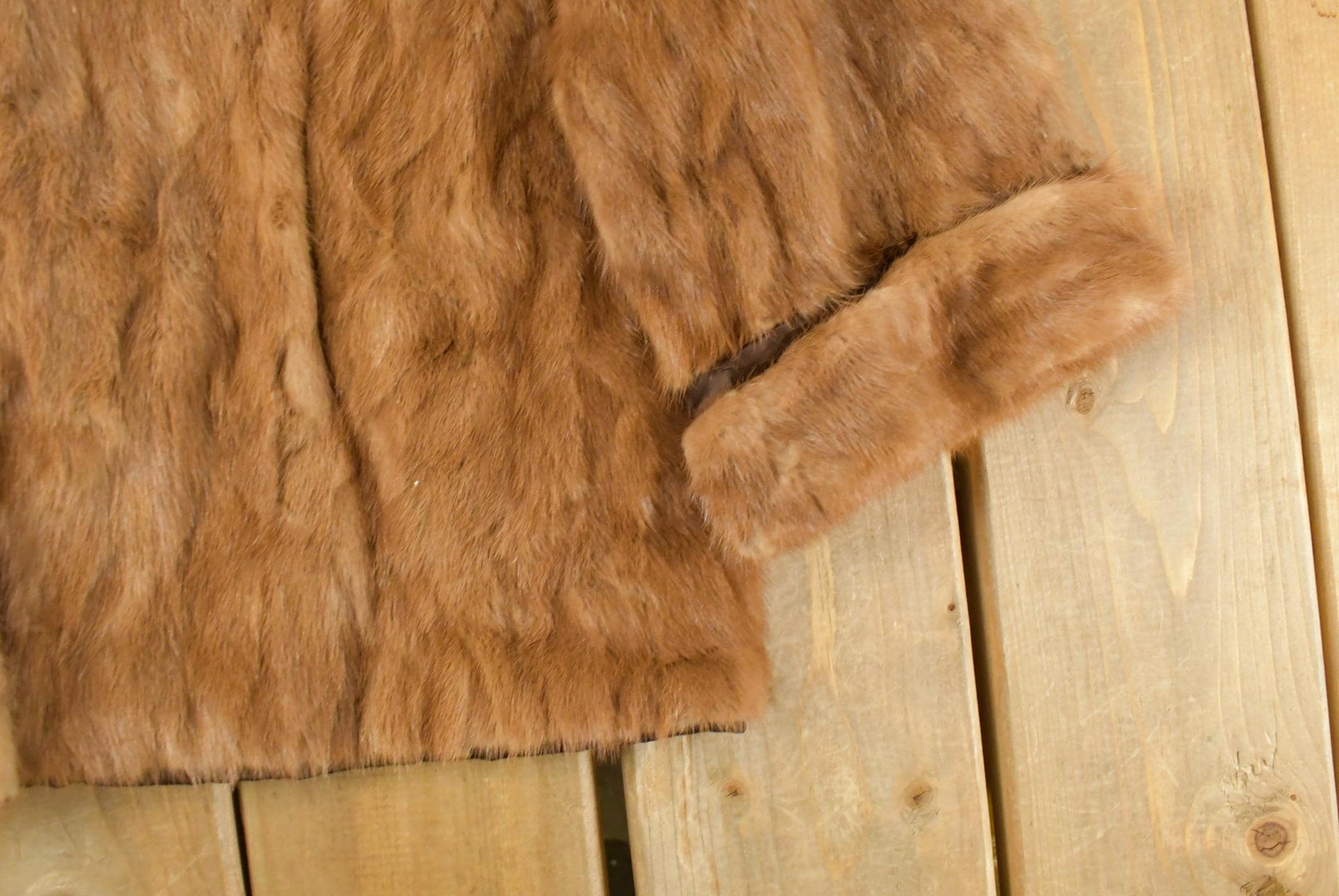 Vintage 1970s Donaldson's Brown Mink Fur Coat Women's L - Image 3