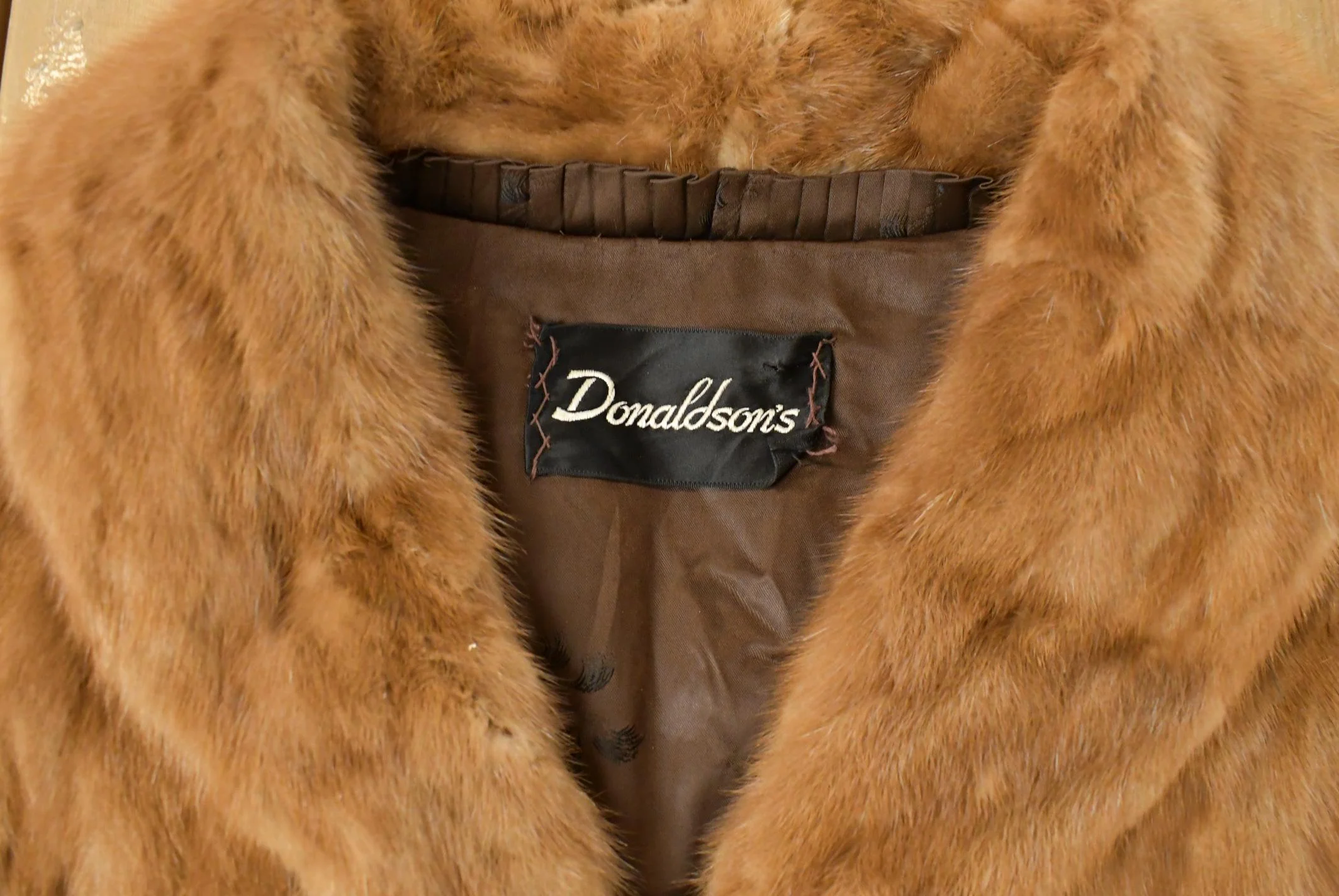 Vintage 1970s Donaldson's Brown Mink Fur Coat Women's L - Image 4
