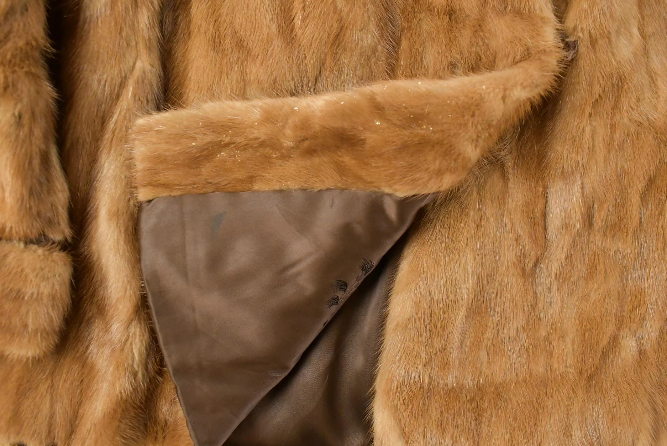 Vintage 1970s Donaldson's Brown Mink Fur Coat Women's L - Image 6