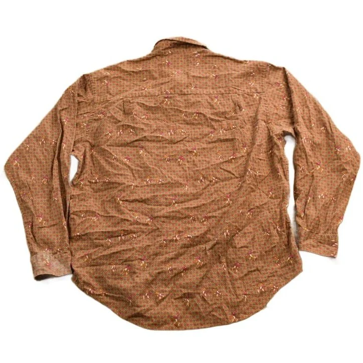 Vintage 1970s Embassy Row All Over Print Horse Theme Button-Up Shirt Men's Medium - Image 2