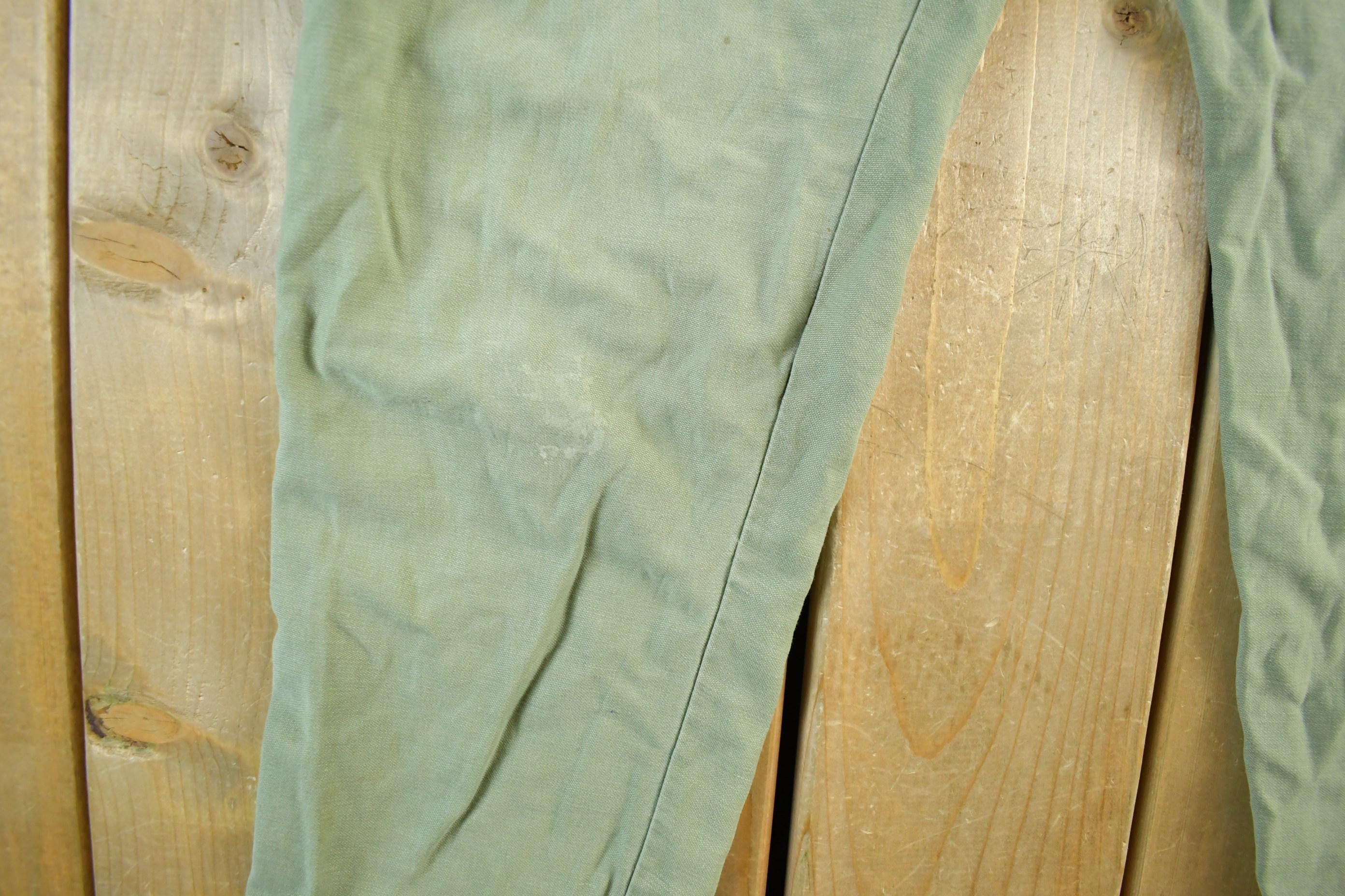Vintage 1970s Military OG-107 Sateen Fatigue Pants Men's Small 28 x 32 - Image 3