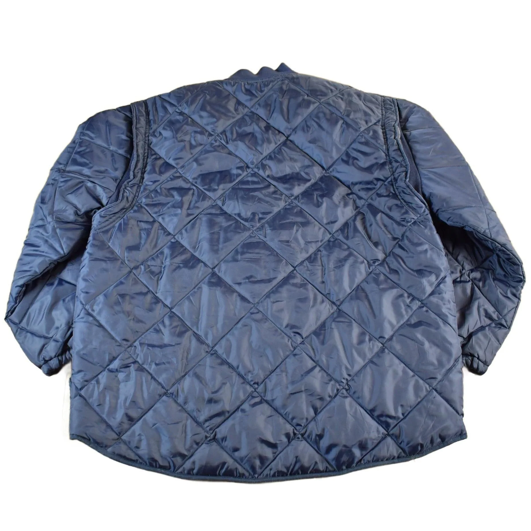Vintage 1970s Quilted Hunting Jacket Men's XL - Image 2