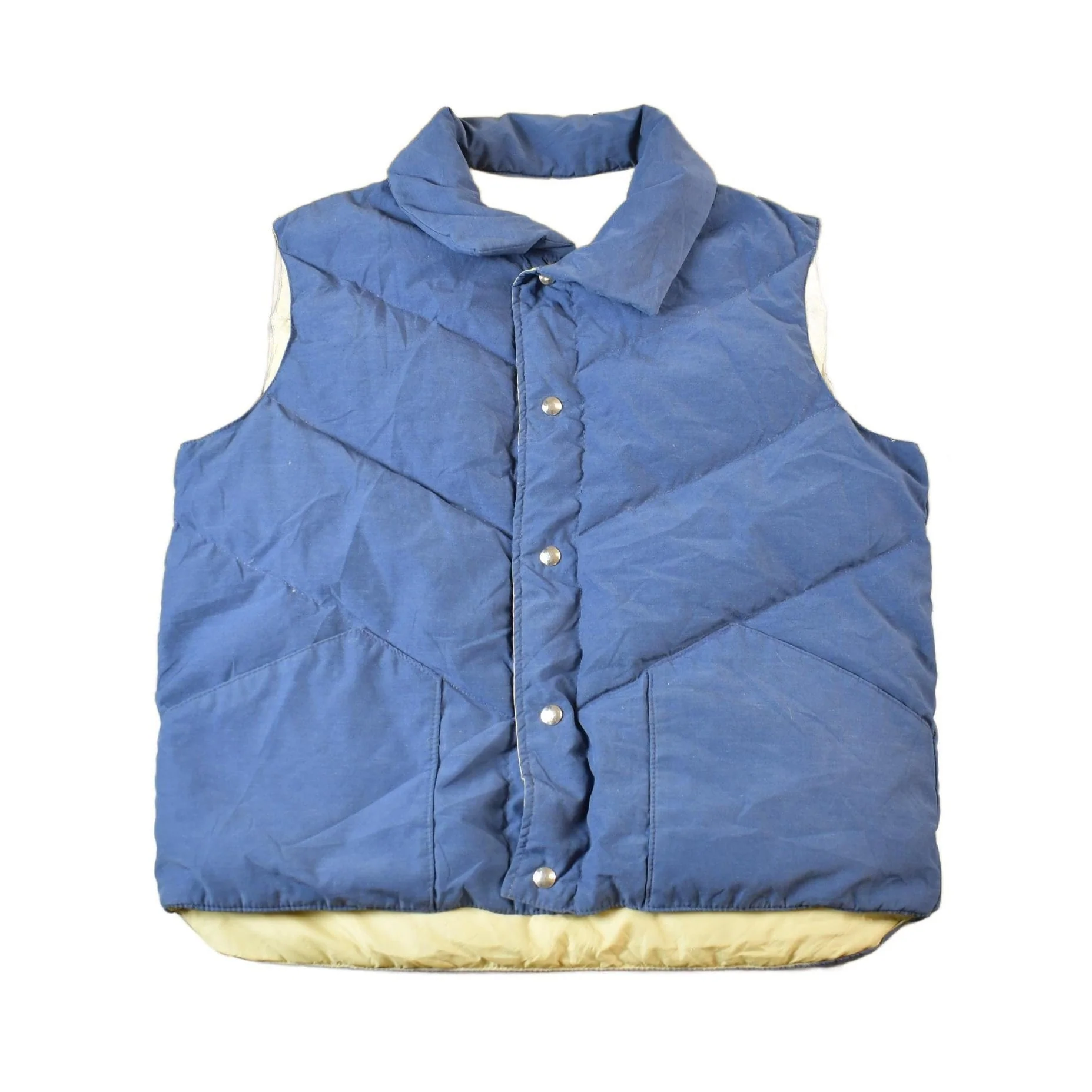 Vintage 1970s Reversible Multicolour Vest Mens' S
