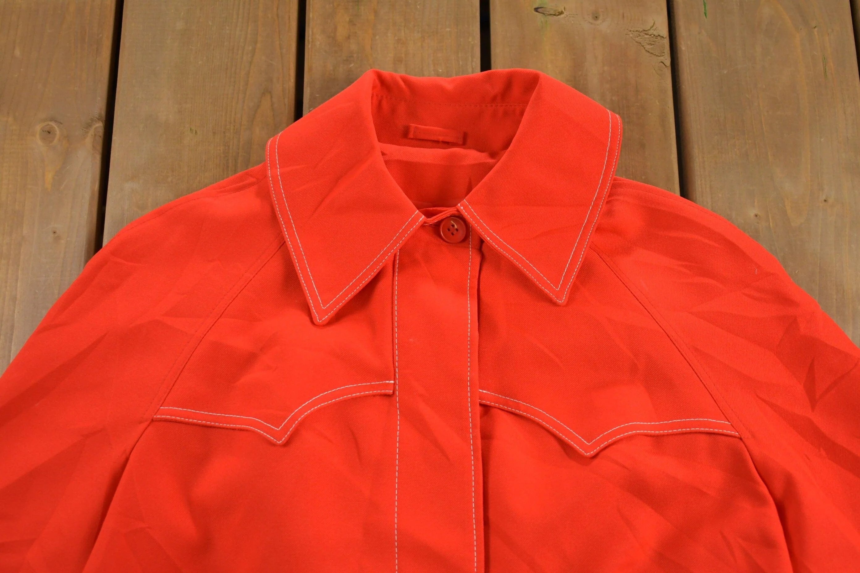Vintage 1970s Sears Western Jacket Men's Large - Image 3