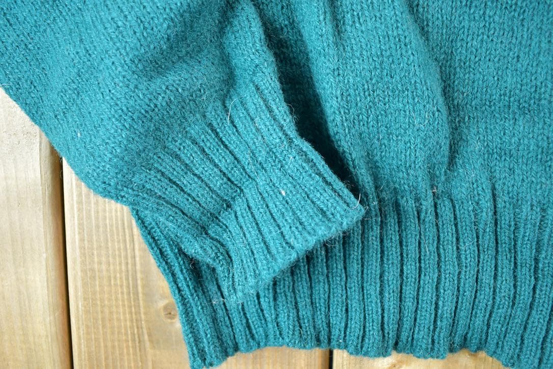Vintage 1970's SKYR Shetland Wool Knit Turtleneck Sweater Women's M - Image 3