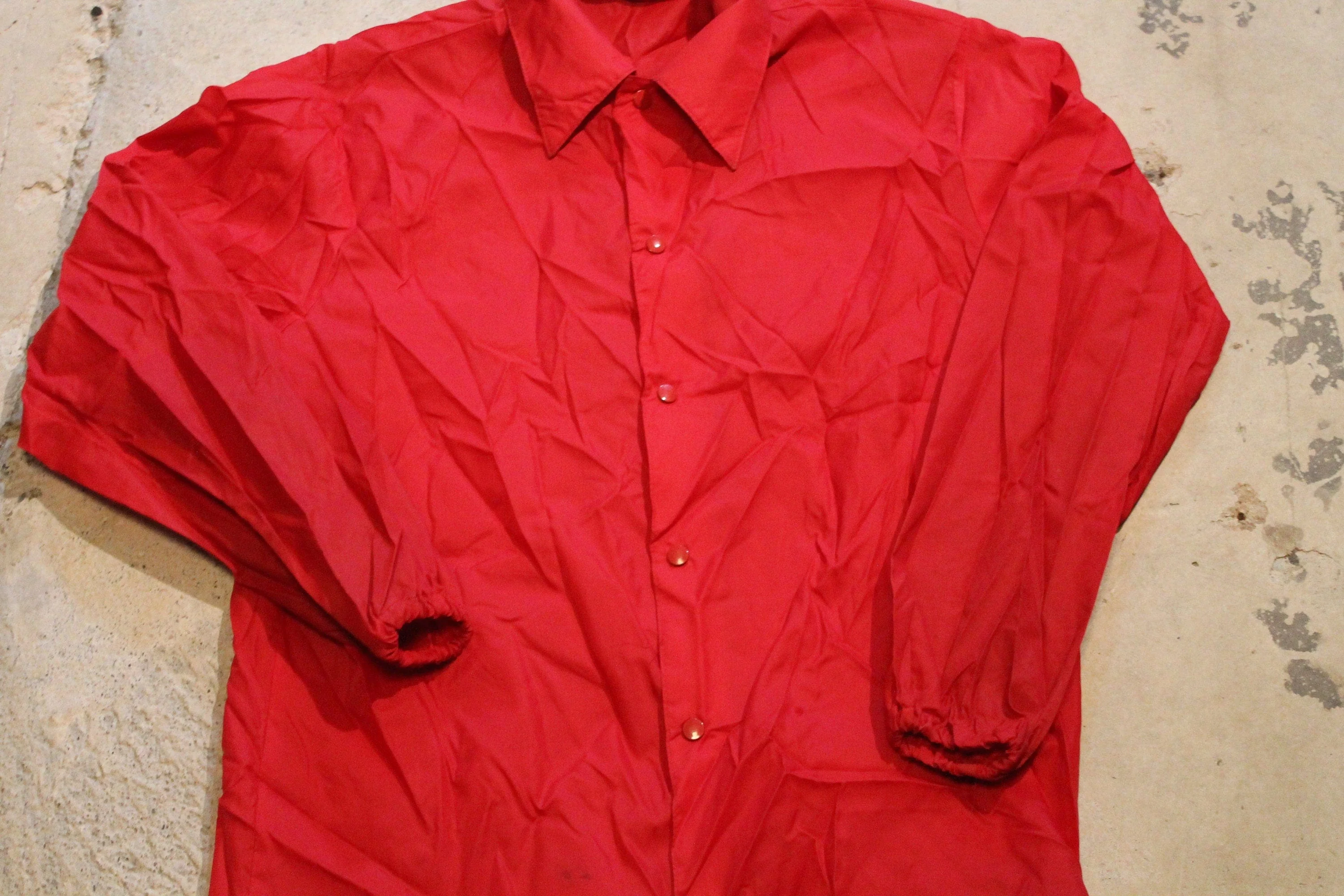 Vintage 1970s Western Embroidered Pla-Jac By Dunbrooke Windbreaker Men's Medium - Image 3