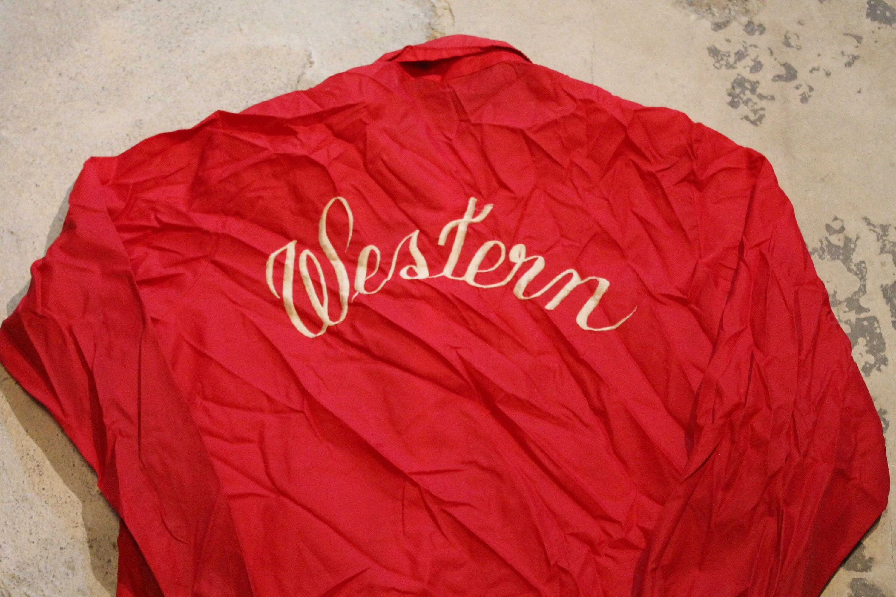 Vintage 1970s Western Embroidered Pla-Jac By Dunbrooke Windbreaker Men's Medium - Image 4