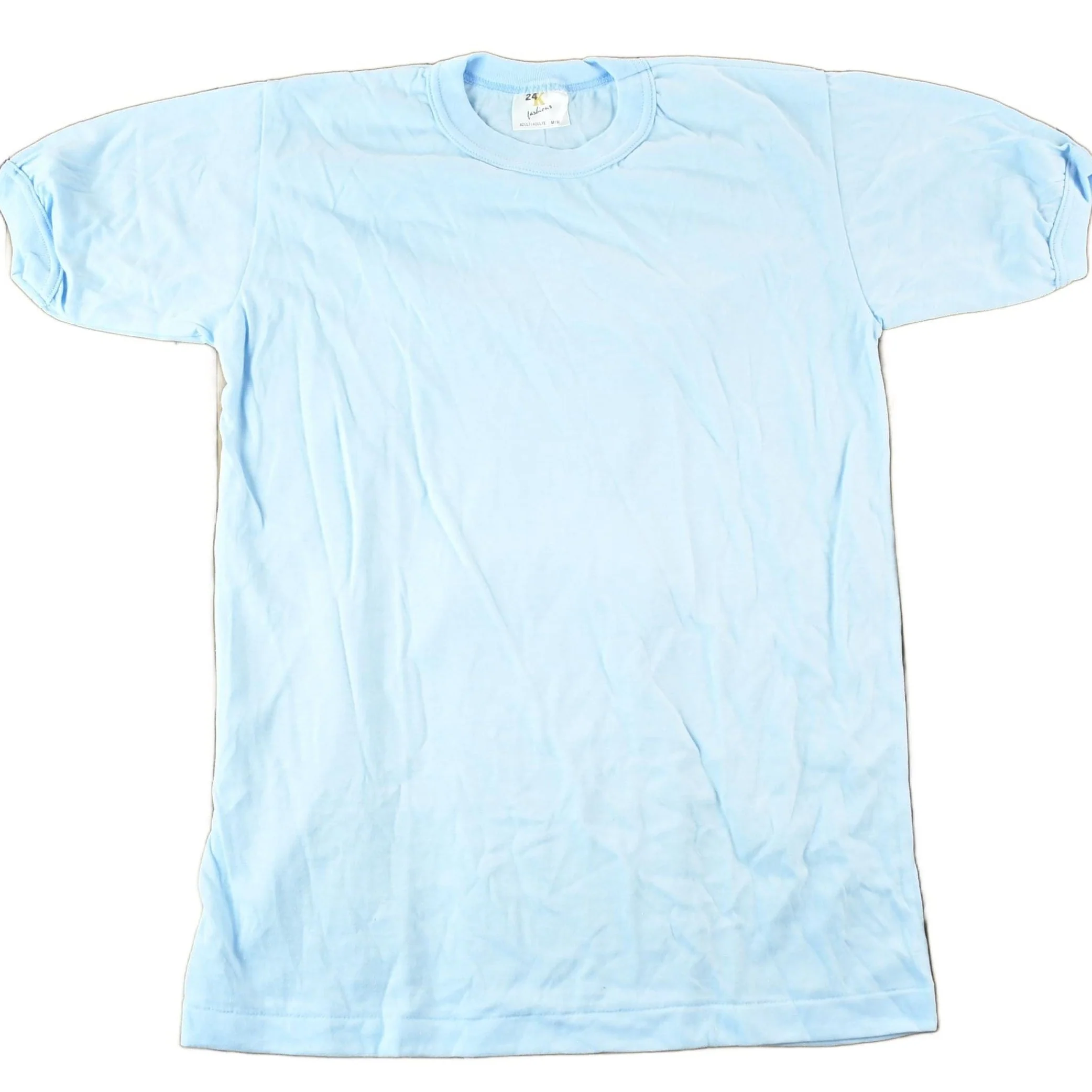 Vintage 1980s 24K Fashion Ringer Sleeve Souvenir T-Shirt Mens S