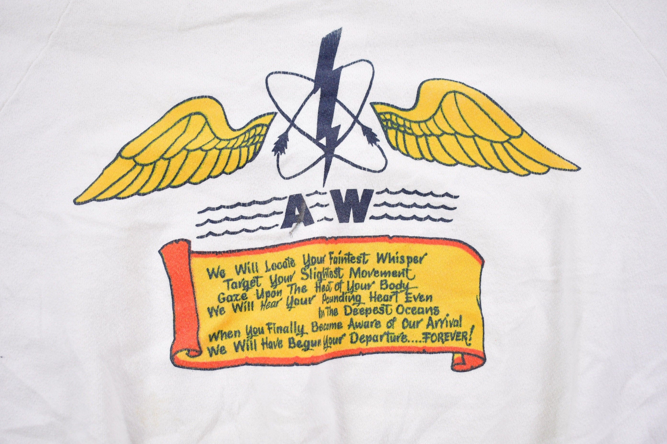 Vintage 1980s American Apparel Crewneck Sweatshirt Men's Large - Image 3