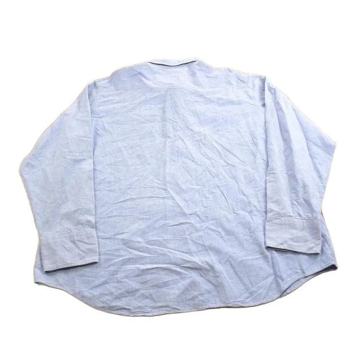 Vintage 1980s Authentic Western Youngbloods Blank Pearl Button Up Shirt Men's XL - Image 2