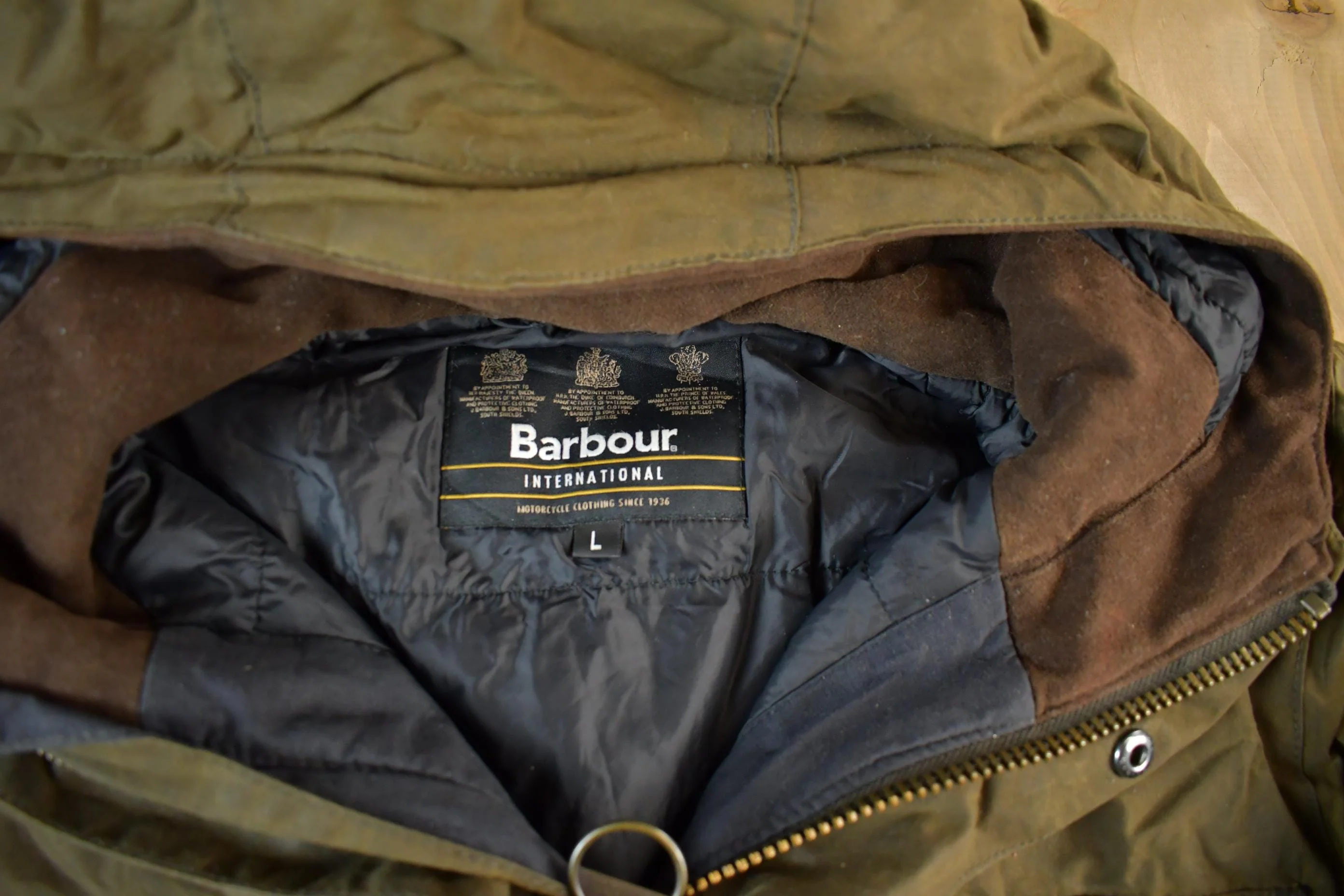 Vintage 1980s Barbour Wax Jacket Men's Large - Image 4